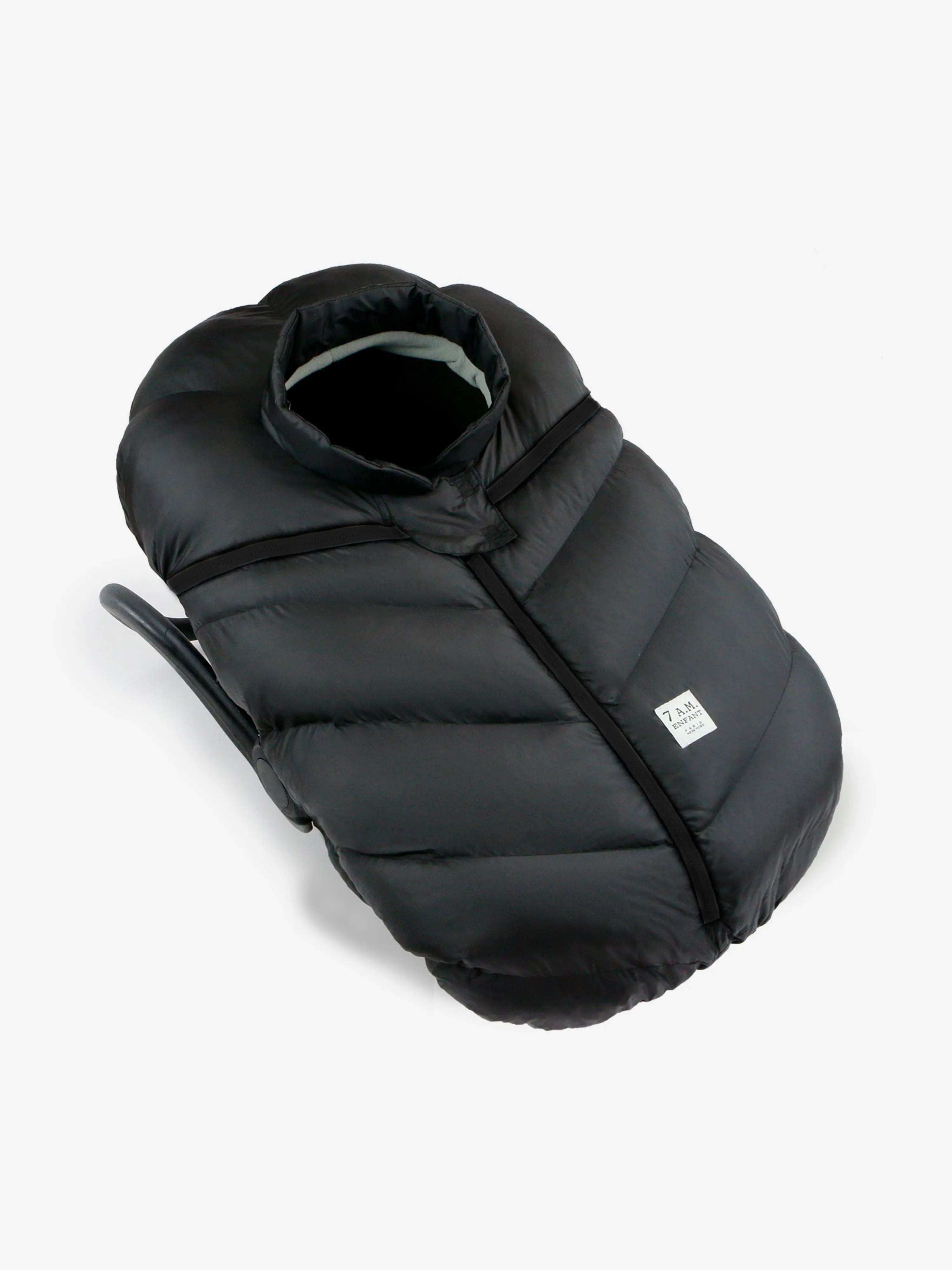 7AM Enfant Baby Car Seat Cocoon in Black (H: 94cm W: 51cm D: 5cm)