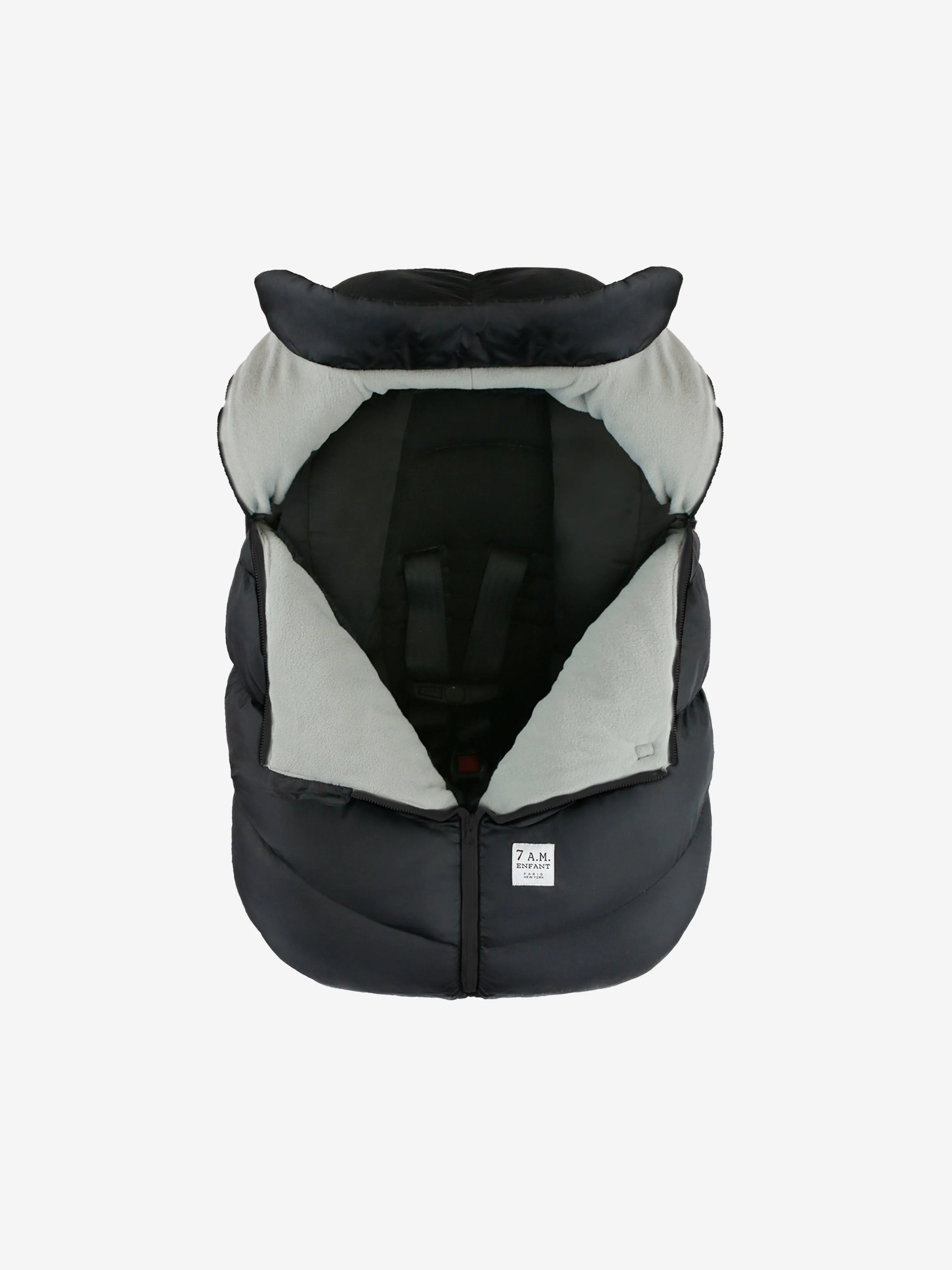 7AM Enfant Baby Car Seat Cocoon in Black (H: 94cm W: 51cm D: 5cm)