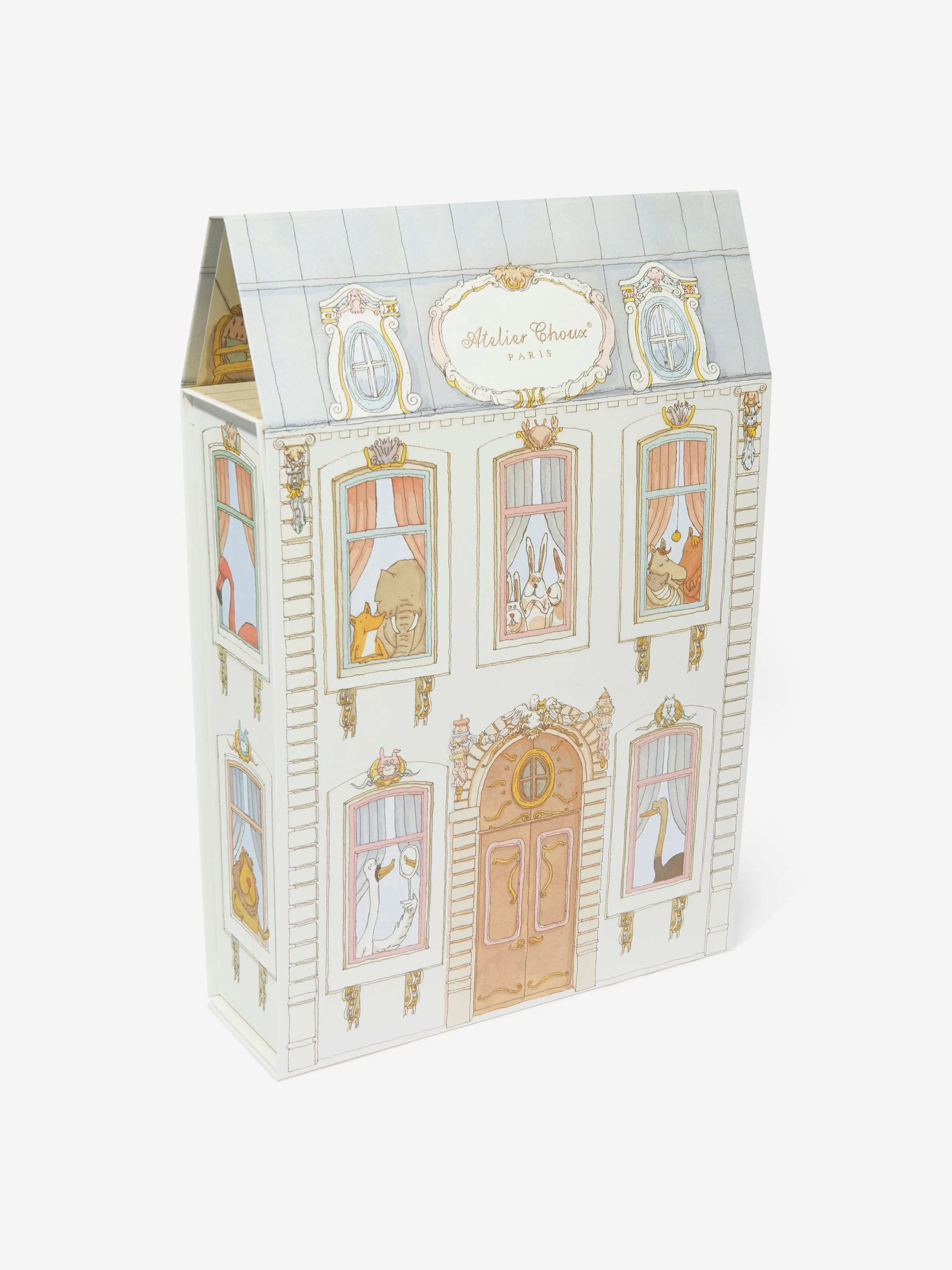 Atelier Choux Baby Carousel Luxury Gift Set in White