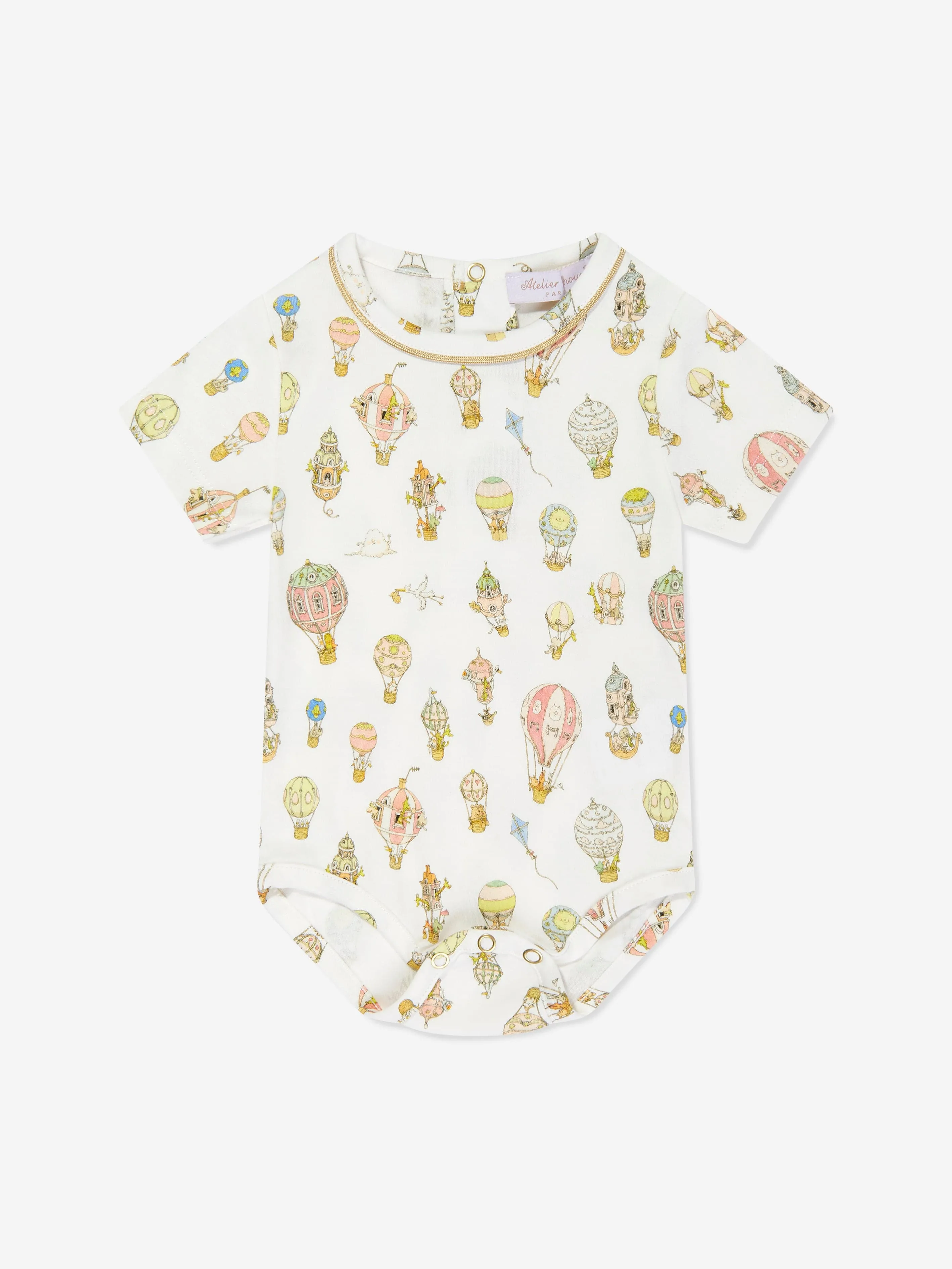 Atelier Choux Baby Carousel Luxury Gift Set in White