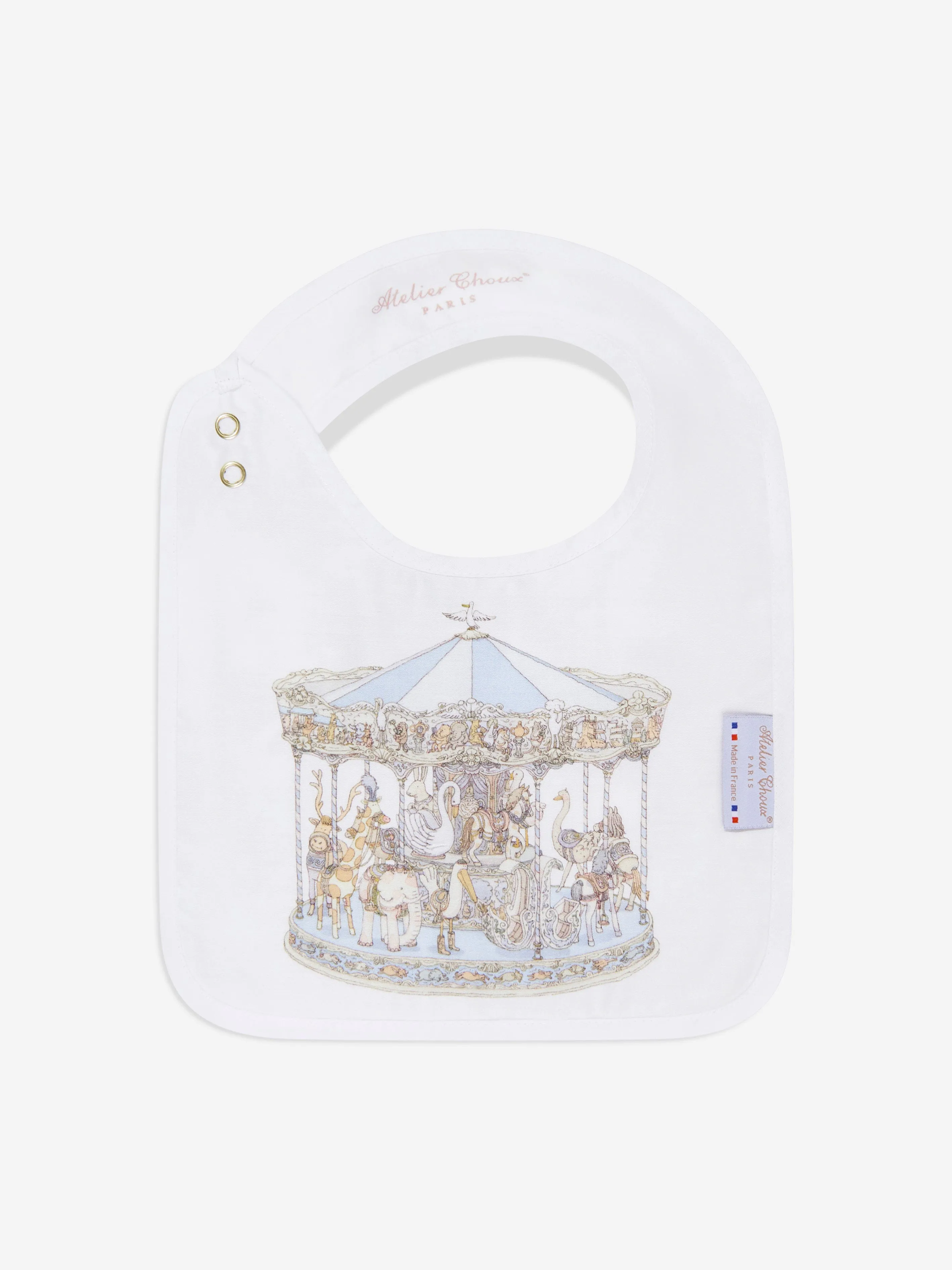 Atelier Choux Baby Carousel Luxury Gift Set in White
