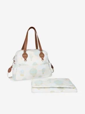 Atelier Choux Baby Hot Air Balloons Changing Bag in Blue (38cm)