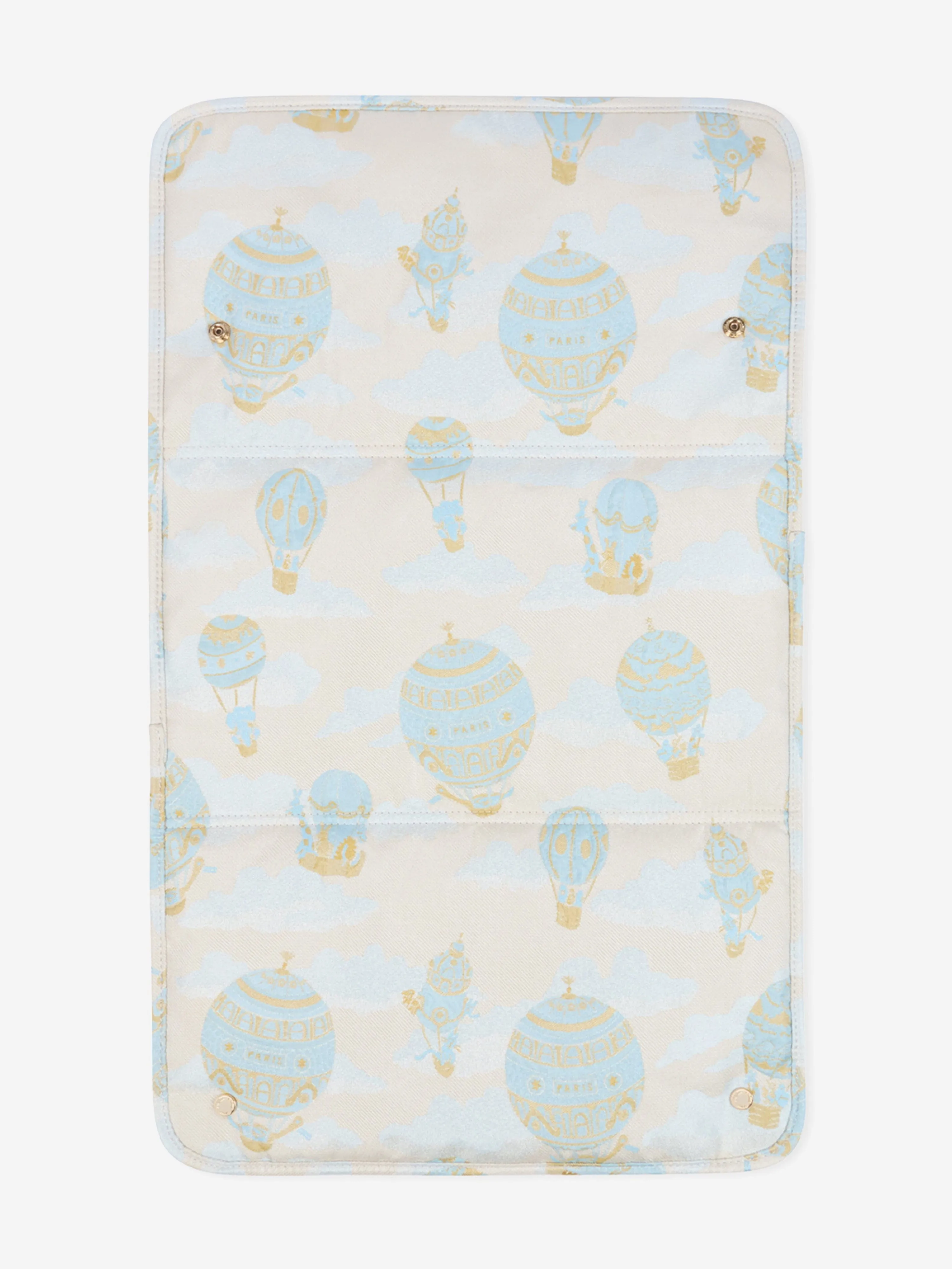 Atelier Choux Baby Hot Air Balloons Changing Bag in Blue (38cm)