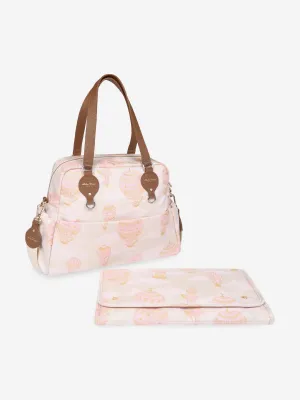 Atelier Choux Baby Hot Air Balloons Changing Bag in Pink (38cm)