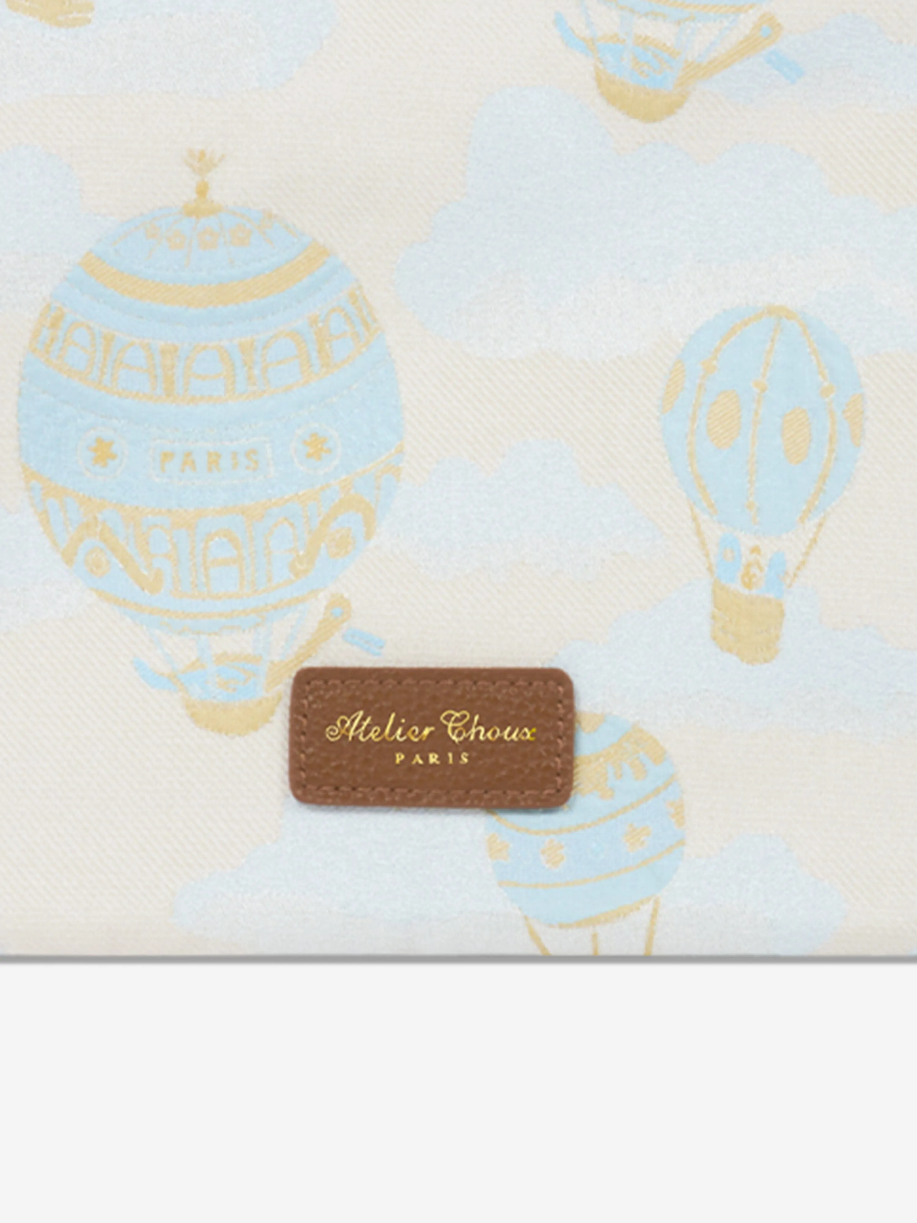 Atelier Choux Baby Hot Air Balloons Pouch in Blue (31cm)