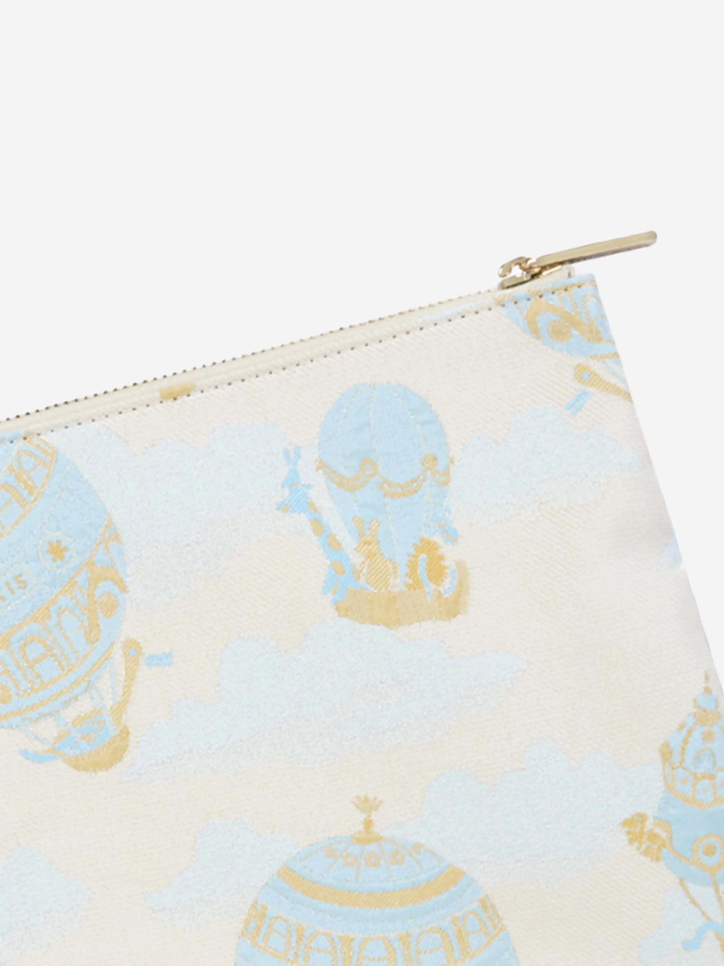 Atelier Choux Baby Hot Air Balloons Pouch in Blue (31cm)
