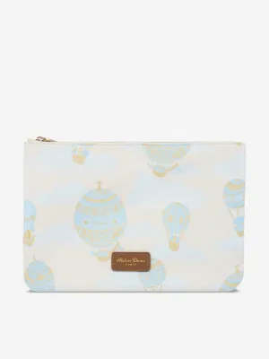 Atelier Choux Baby Hot Air Balloons Pouch in Blue (31cm)