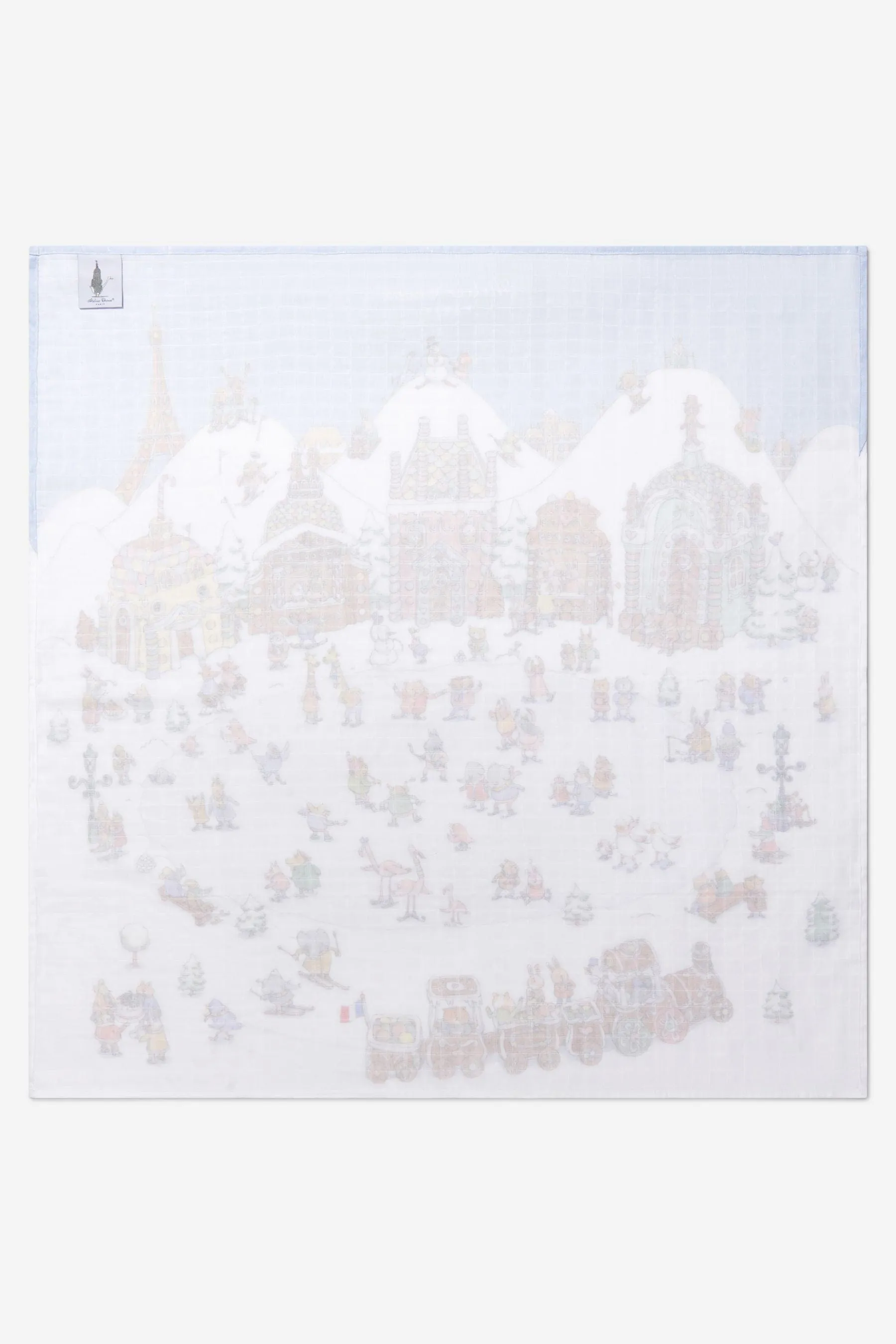 Atelier Choux Baby Winter Wonderland Swaddle in Multicolour (100cm)