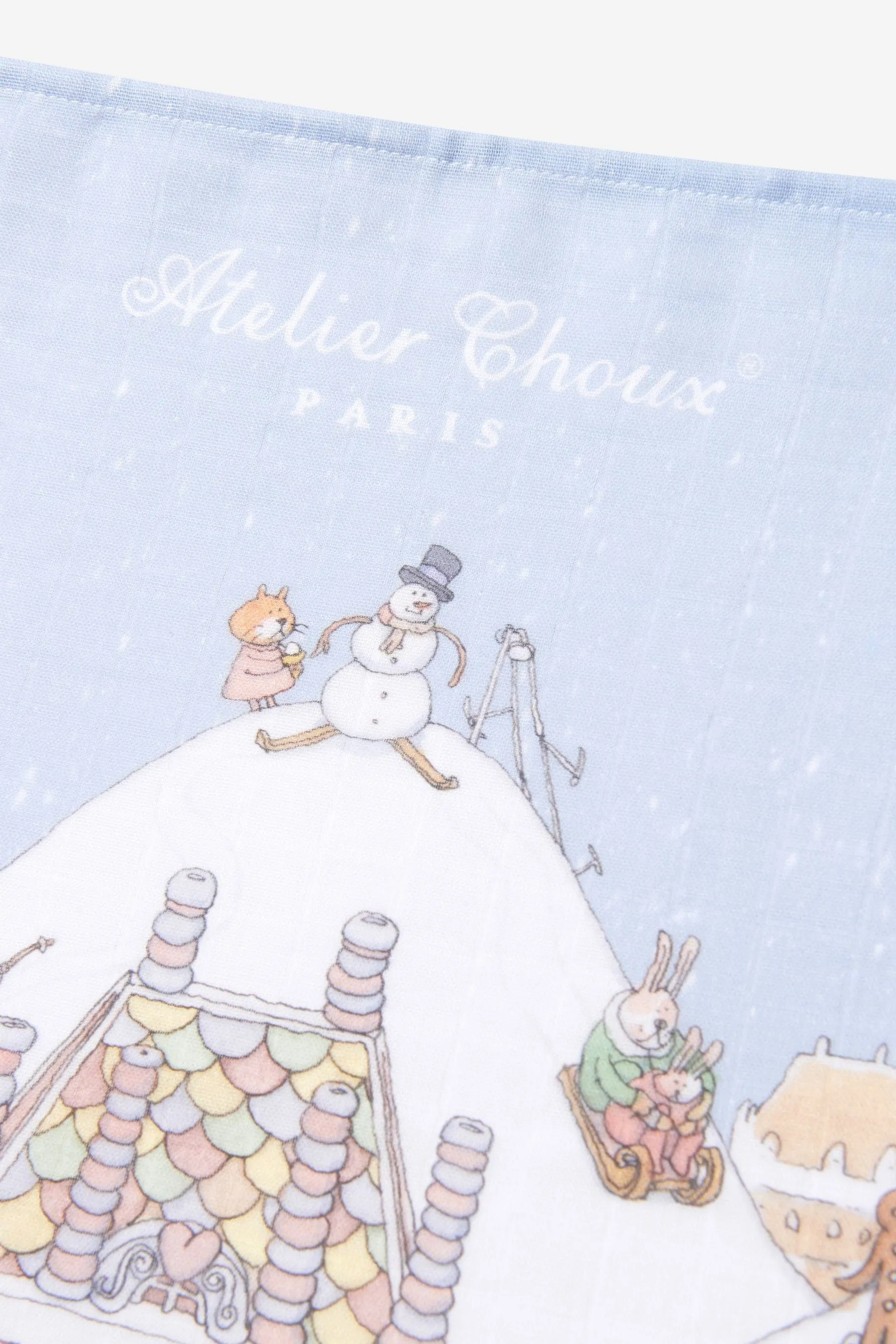 Atelier Choux Baby Winter Wonderland Swaddle in Multicolour (100cm)