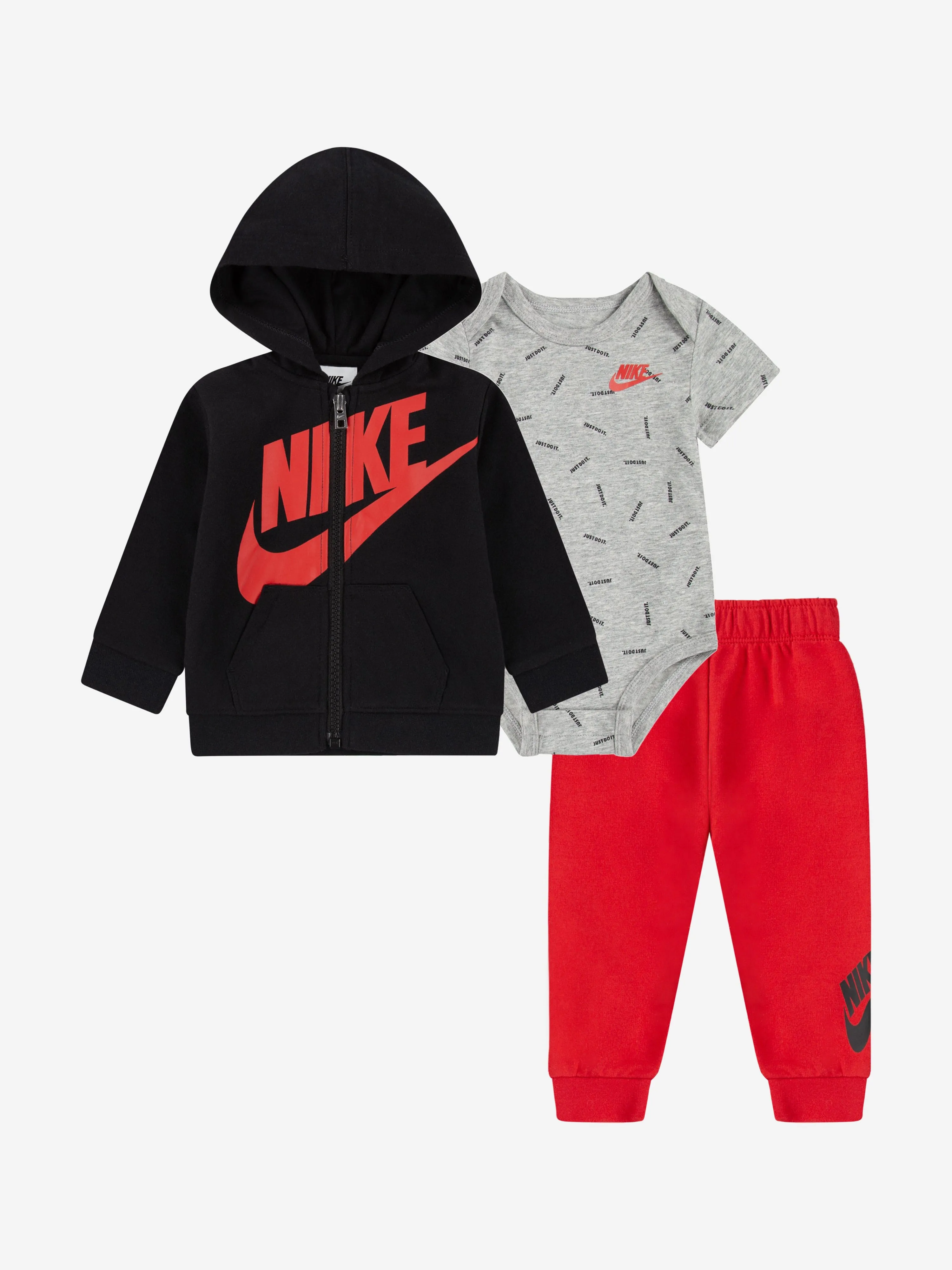 Baby Boys 3 Piece Tracksuit Set in Red
