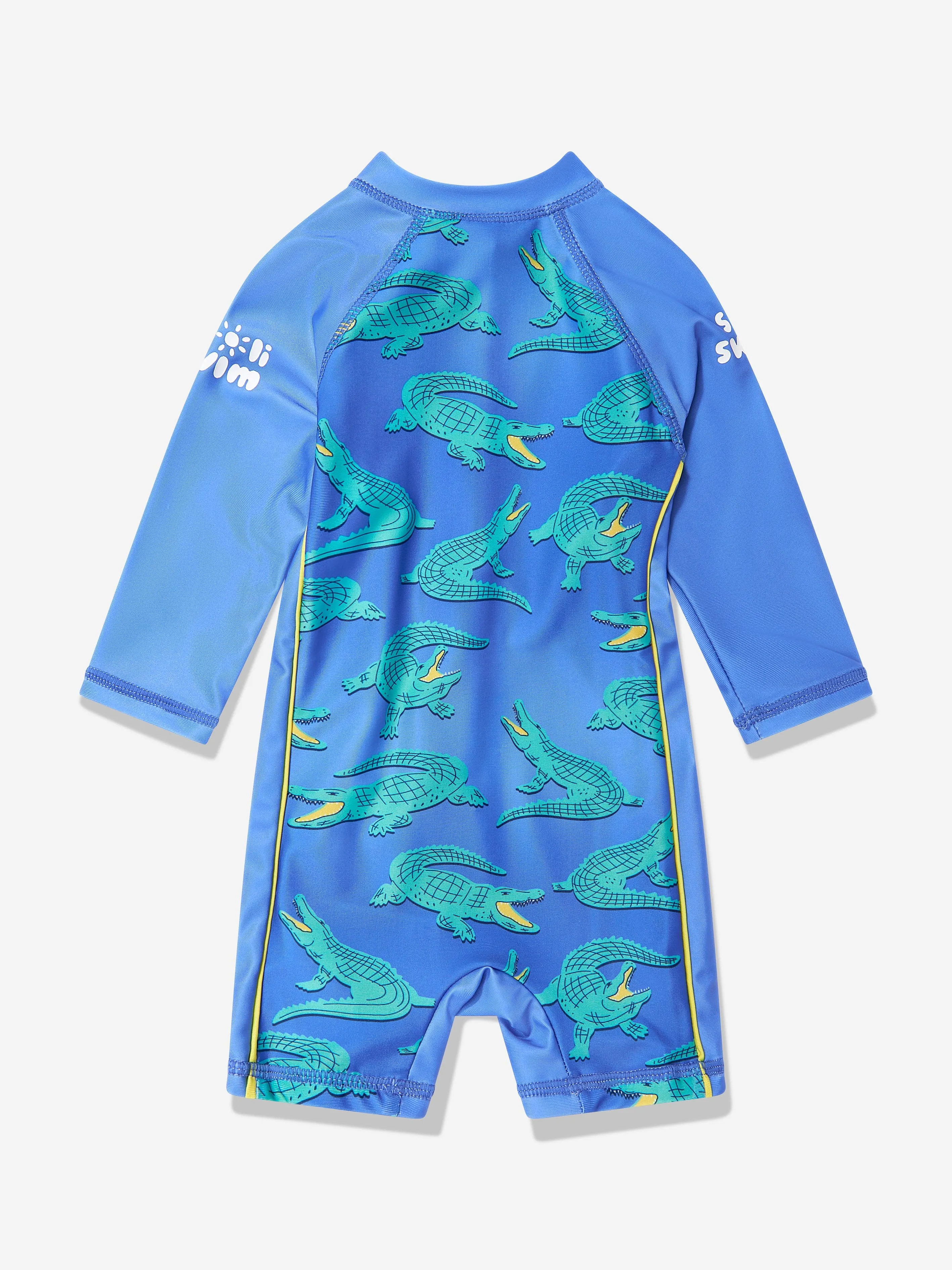 Baby Boys Crocodile Sun Suit in Blue (UPF50 )