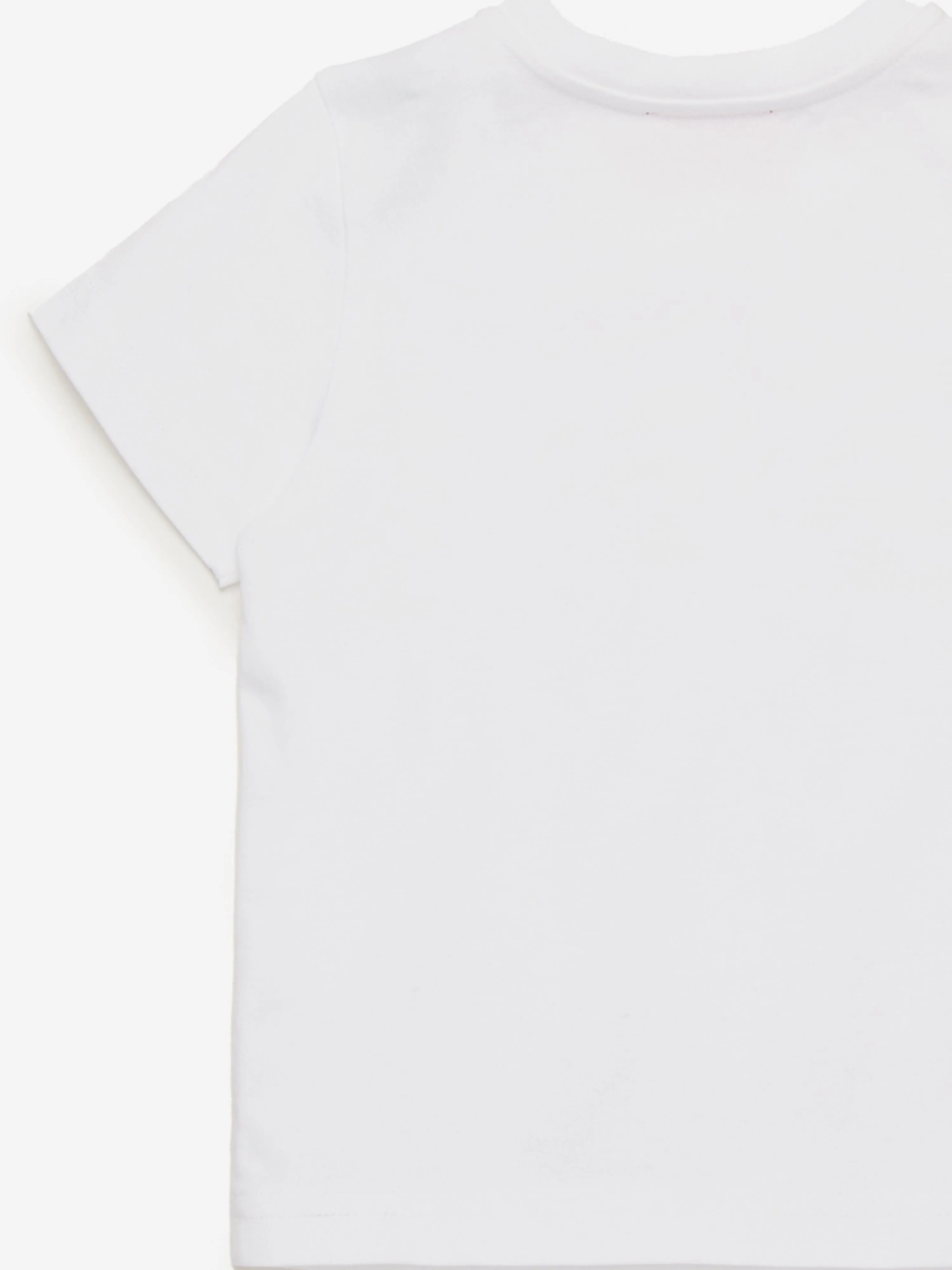 Baby Boys Crossbody Bag Print T-Shirt in White