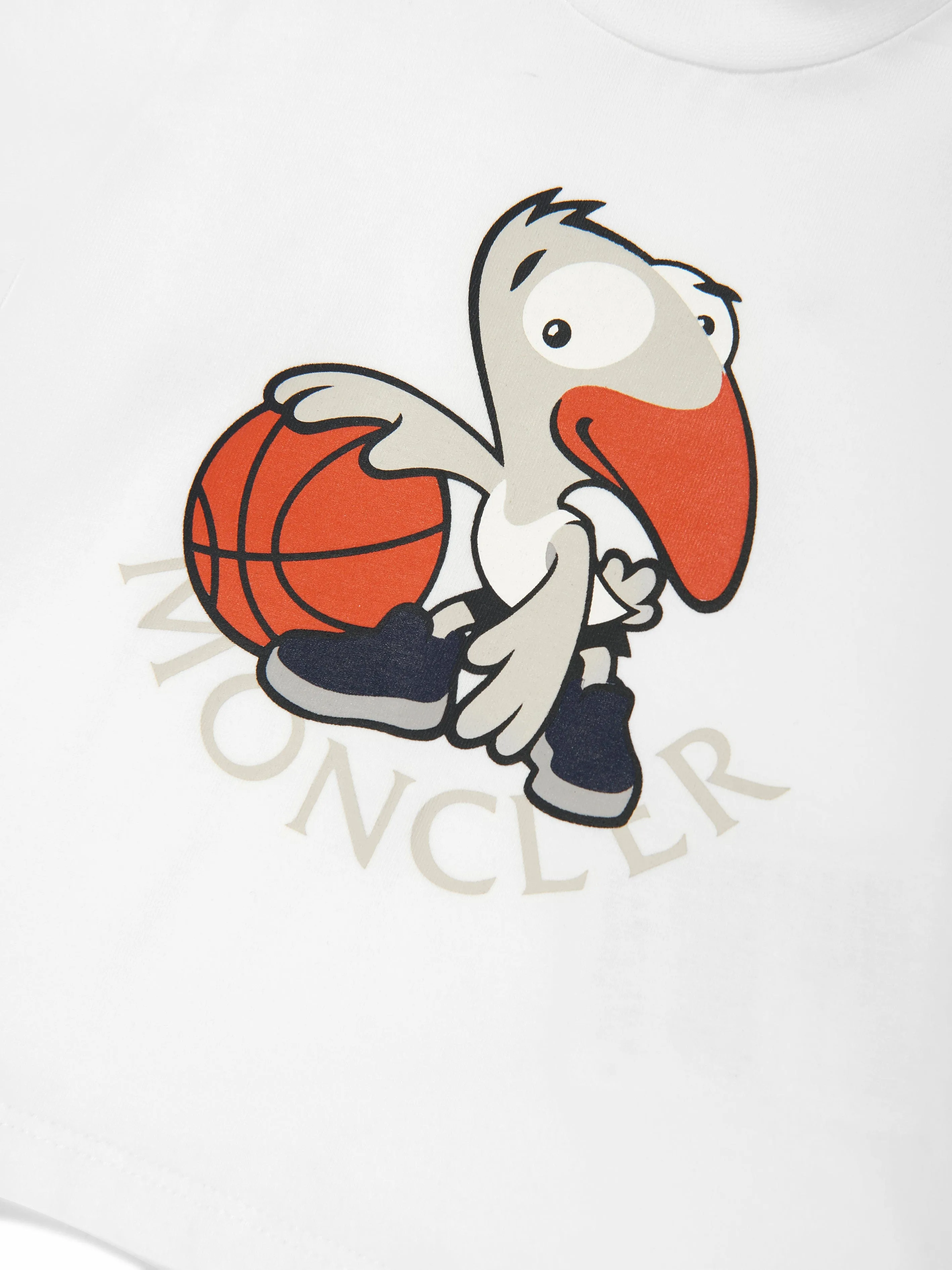 Baby Boys Duck Print t-Shirt in Ivory
