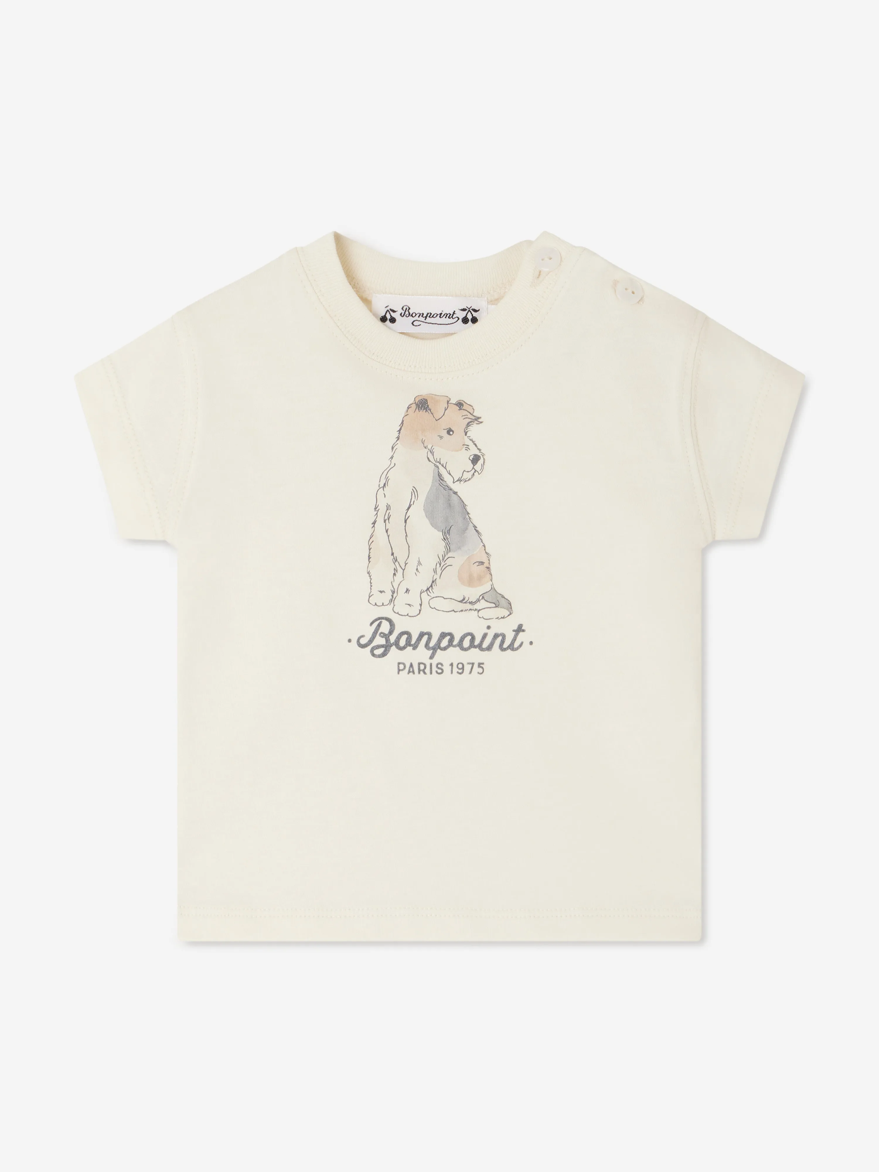 Baby Boys Tom T-Shirt in Ivory