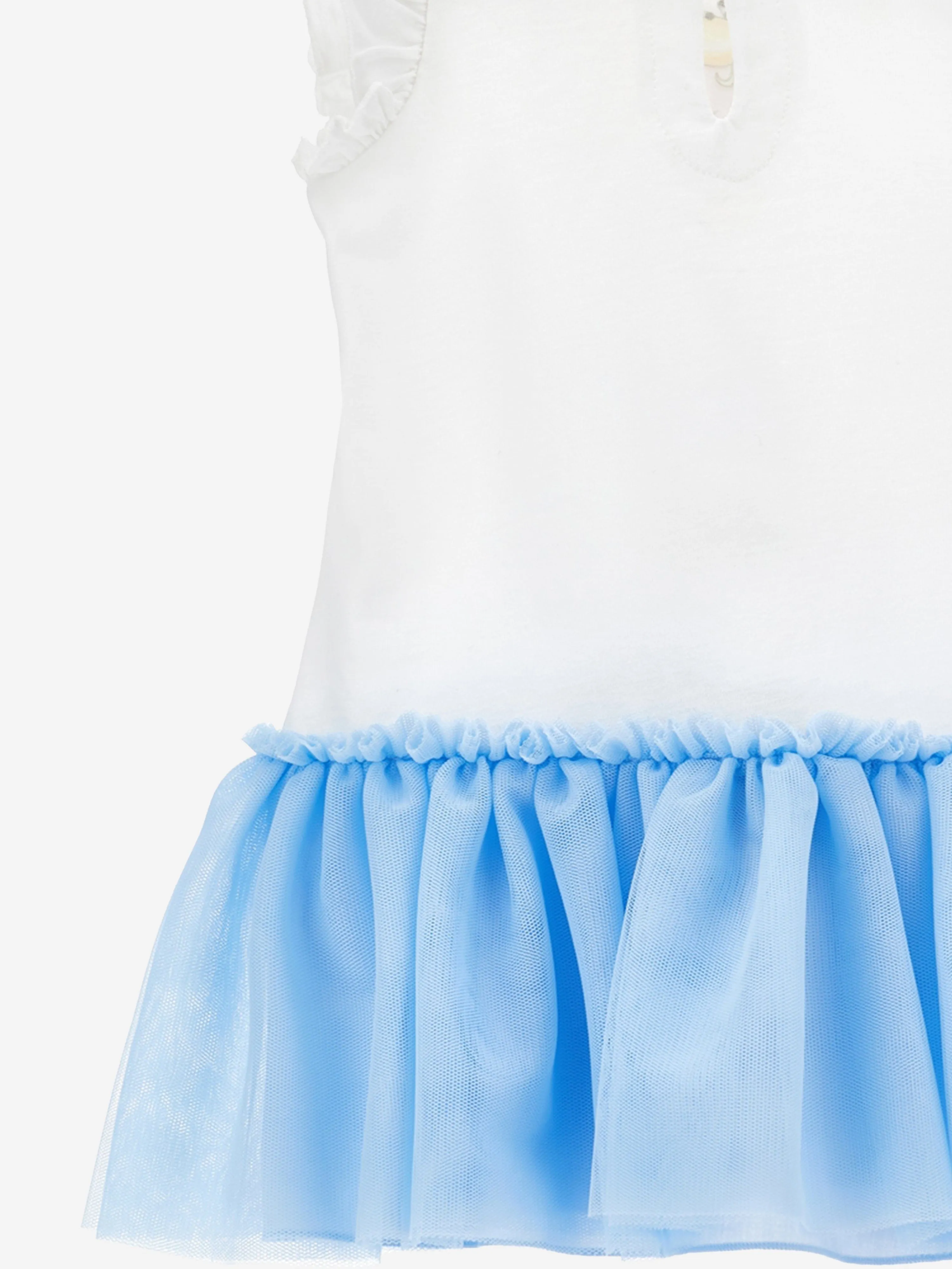 Baby Girls Alice In Wonderland Dress in White