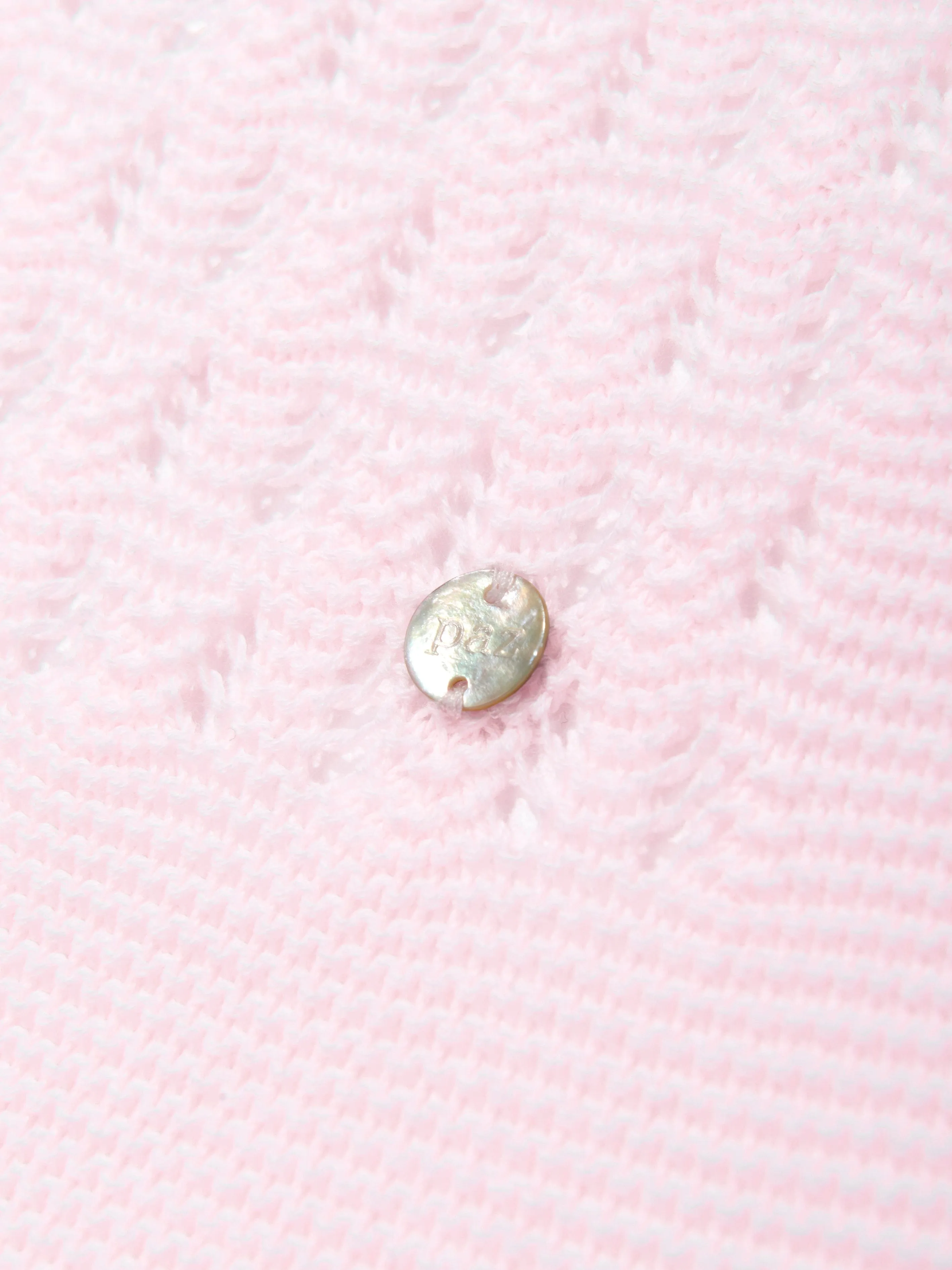 Baby Girls Cotton Knit Blanket in Pink (106cm)
