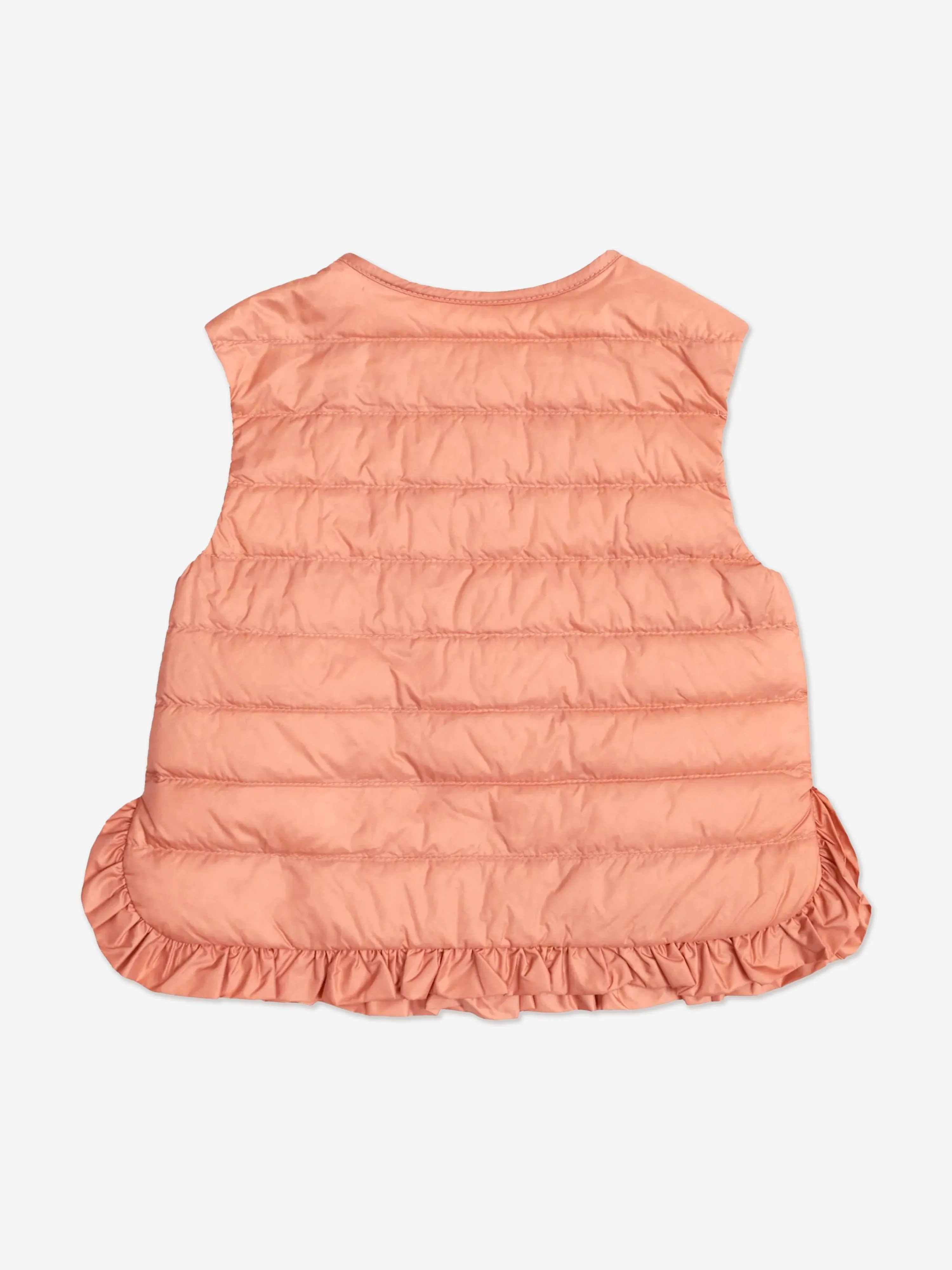 Baby Girls Down Padded Portia Gilet in Pink