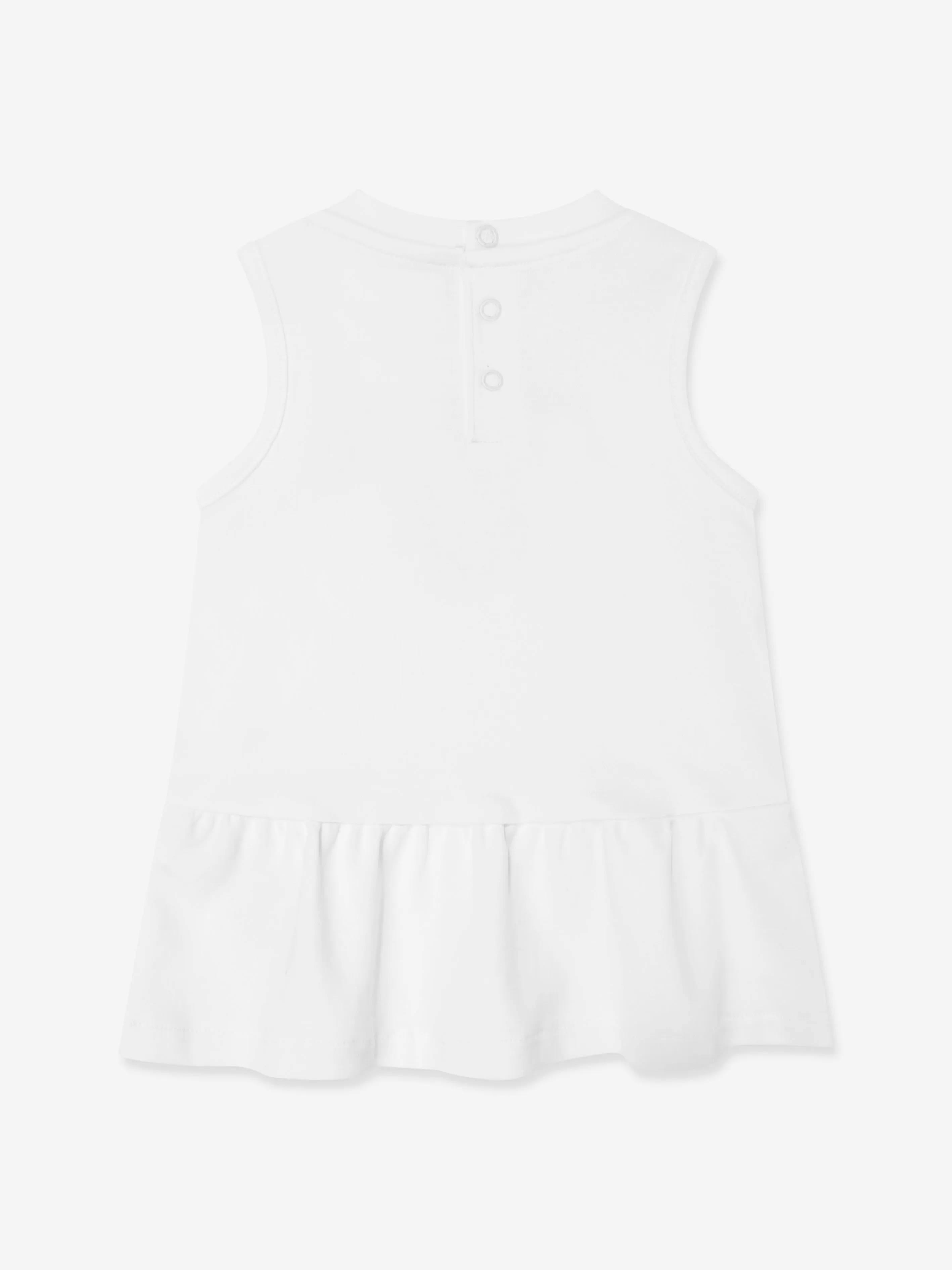 Baby Girls Dress with Knickers in White