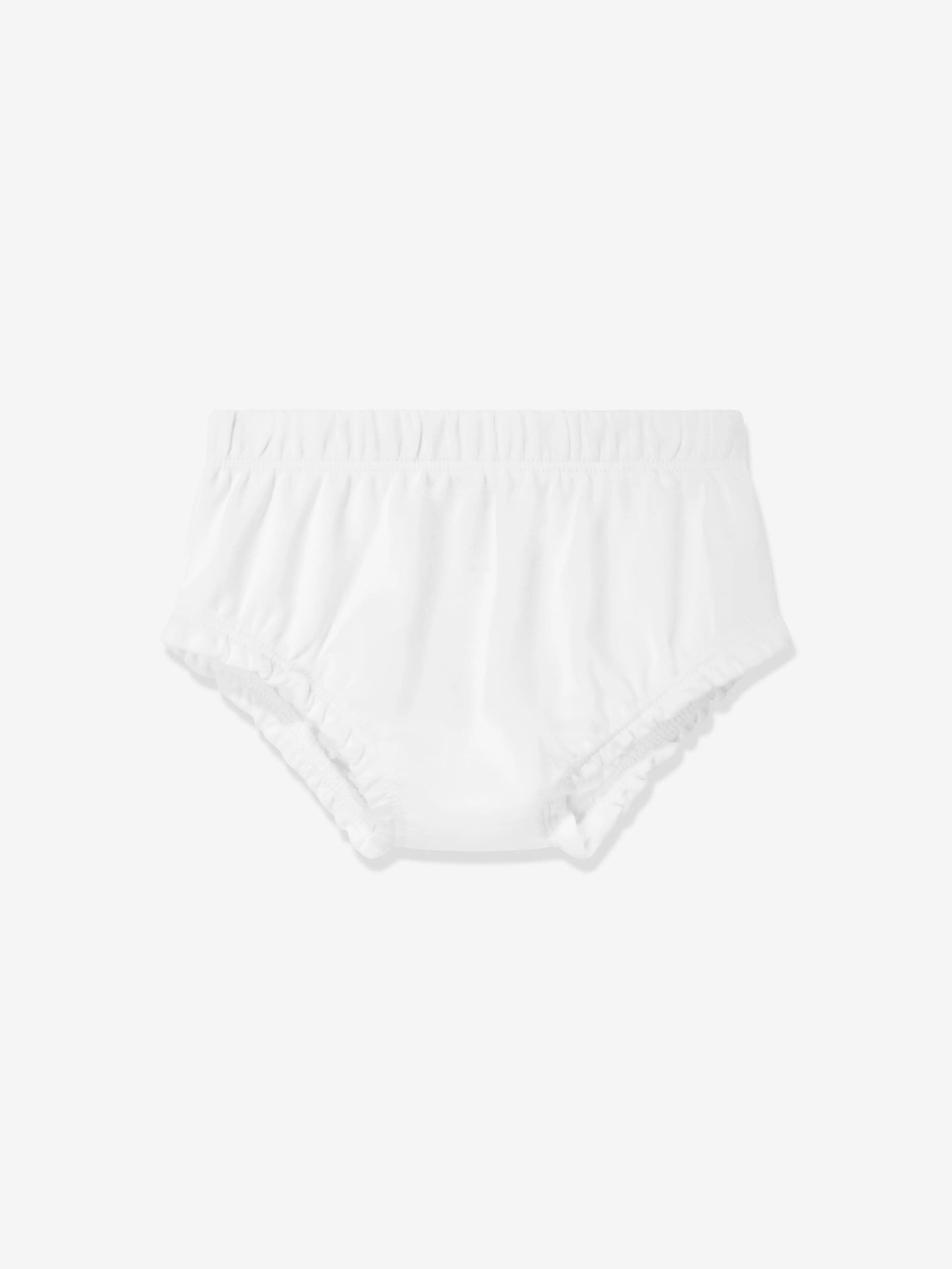 Baby Girls Dress with Knickers in White