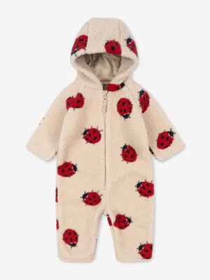 Baby Girls Jody Ladybug Onesie in Beige
