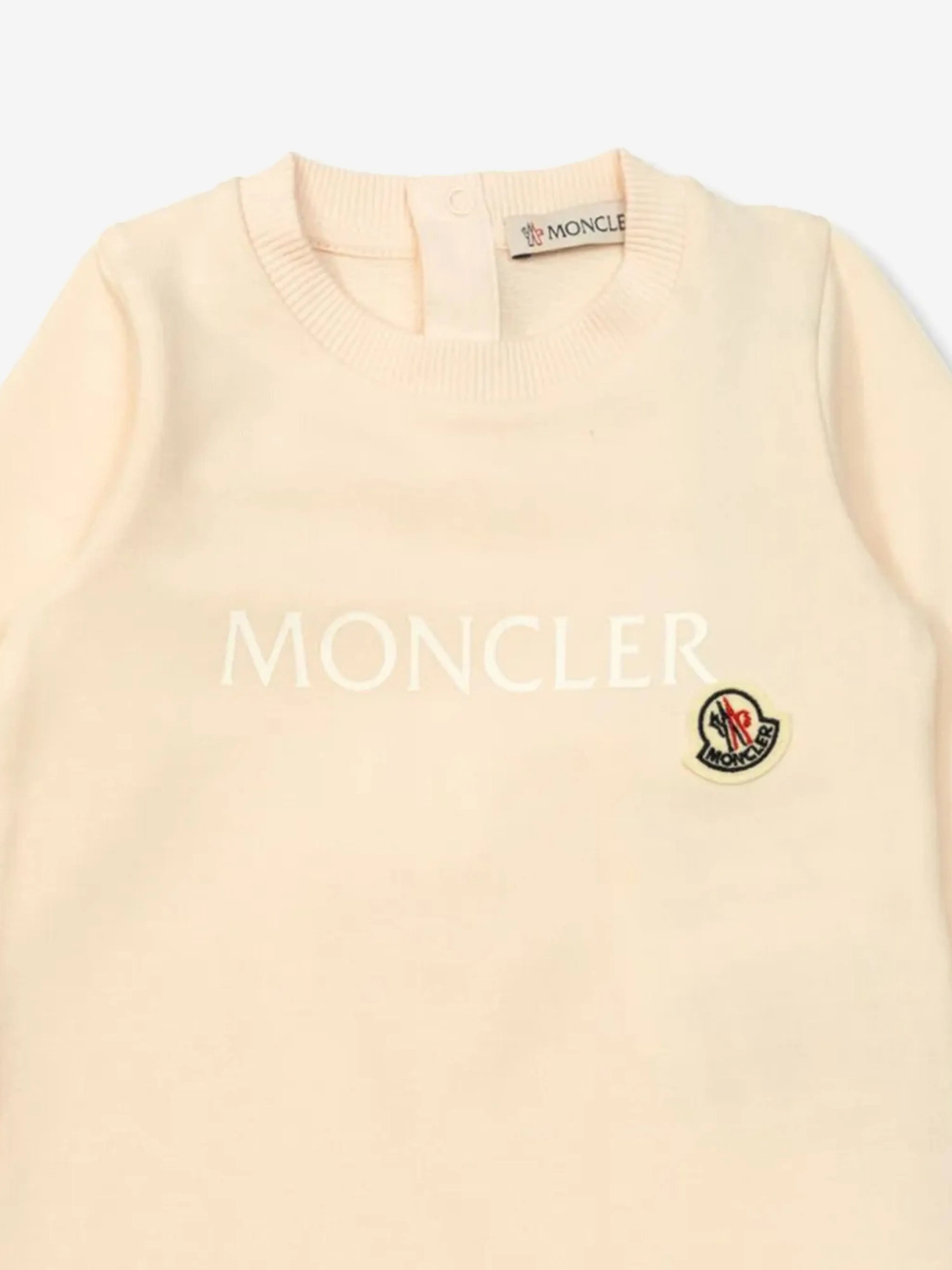 Baby Girls Logo Romper in Pink