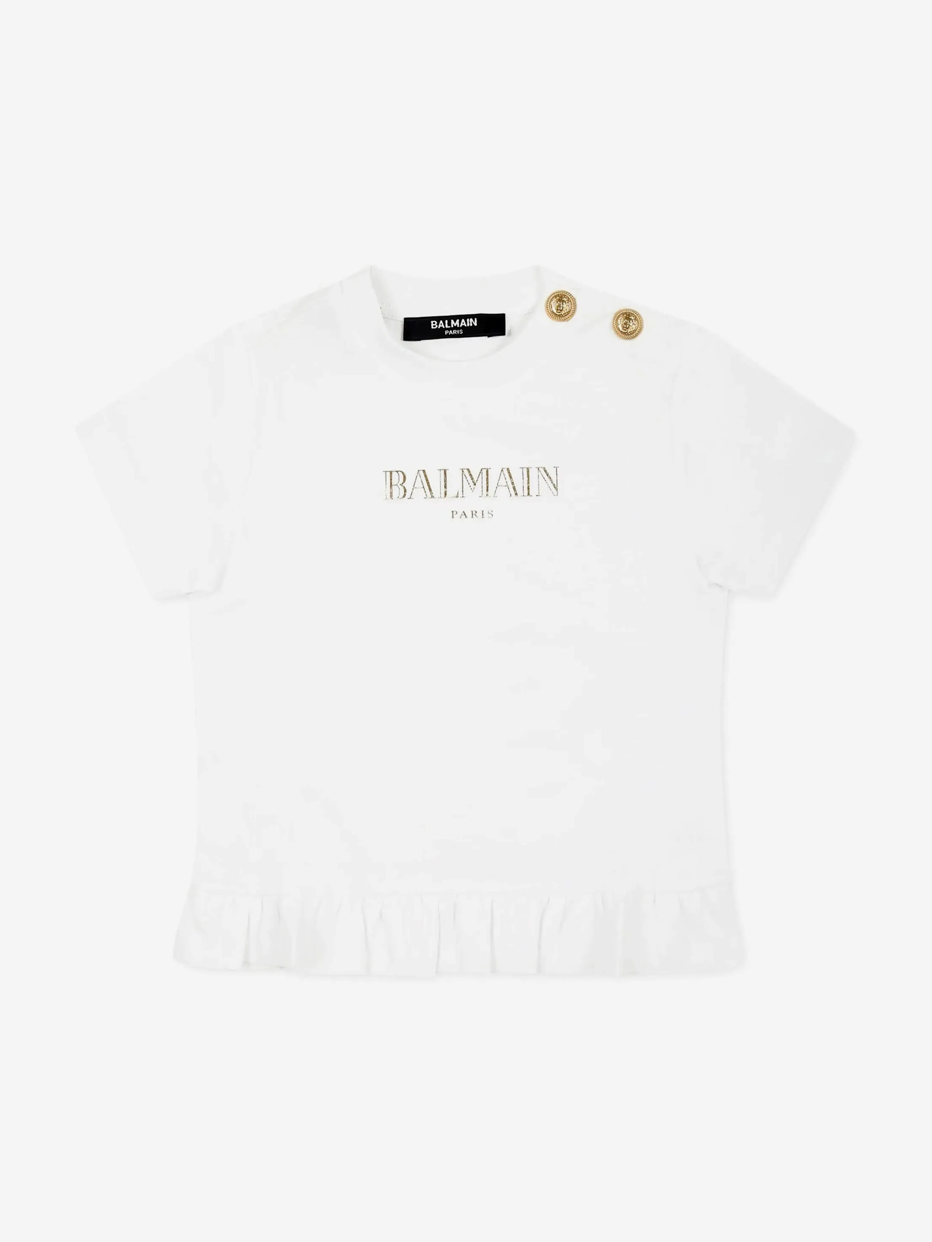 Baby Girls Logo T-Shirt in White