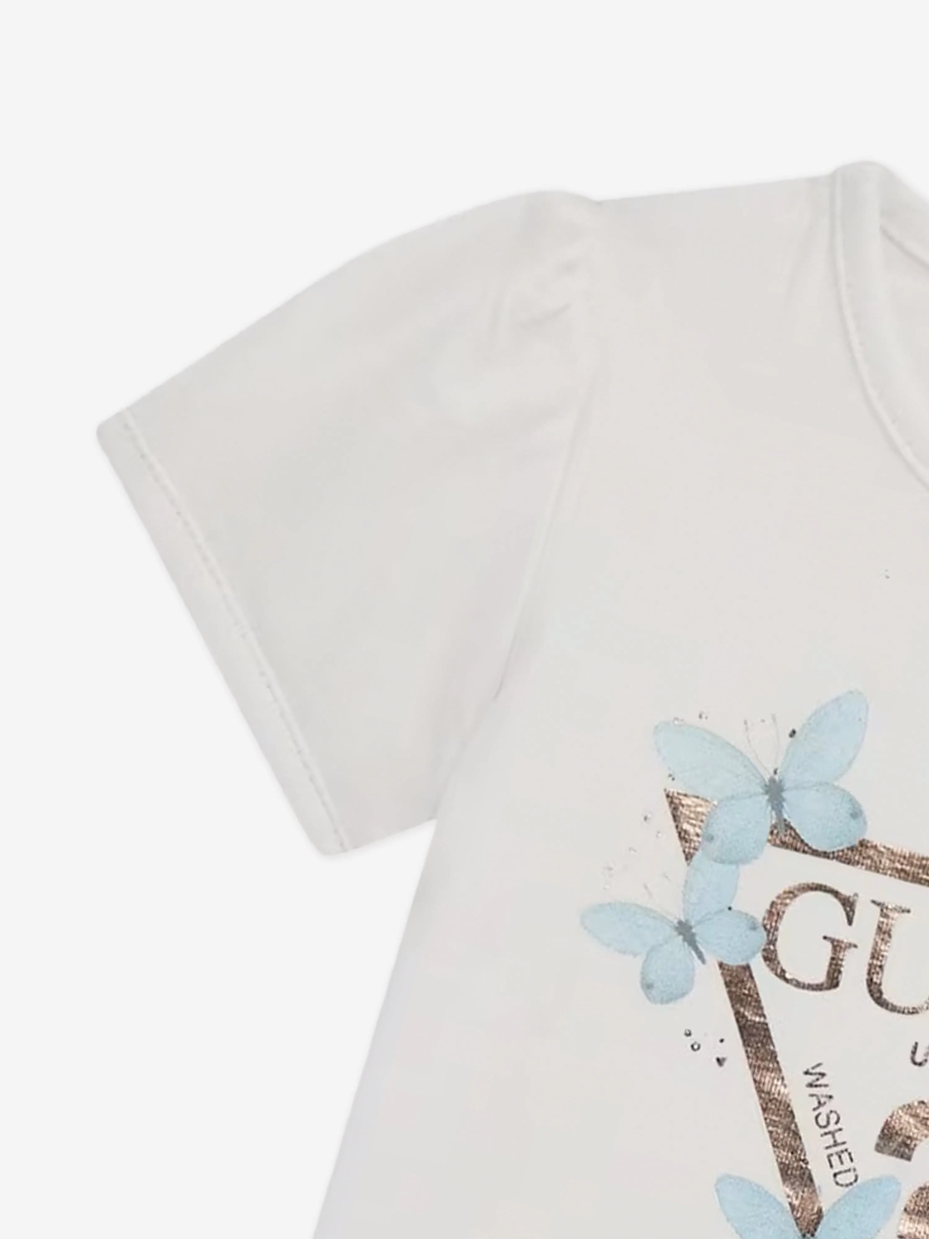 Baby Girls Logo T-Shirt in White