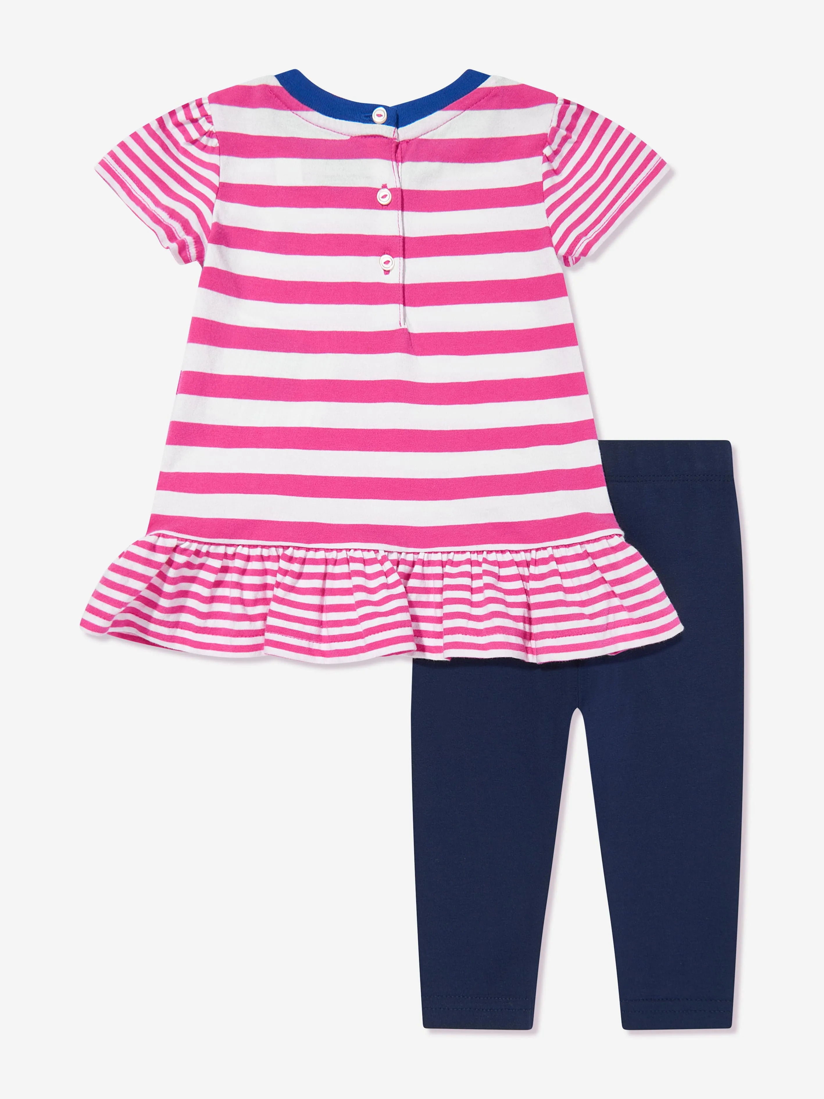 Baby Girls T-Shirt and Leggings Set in Pink