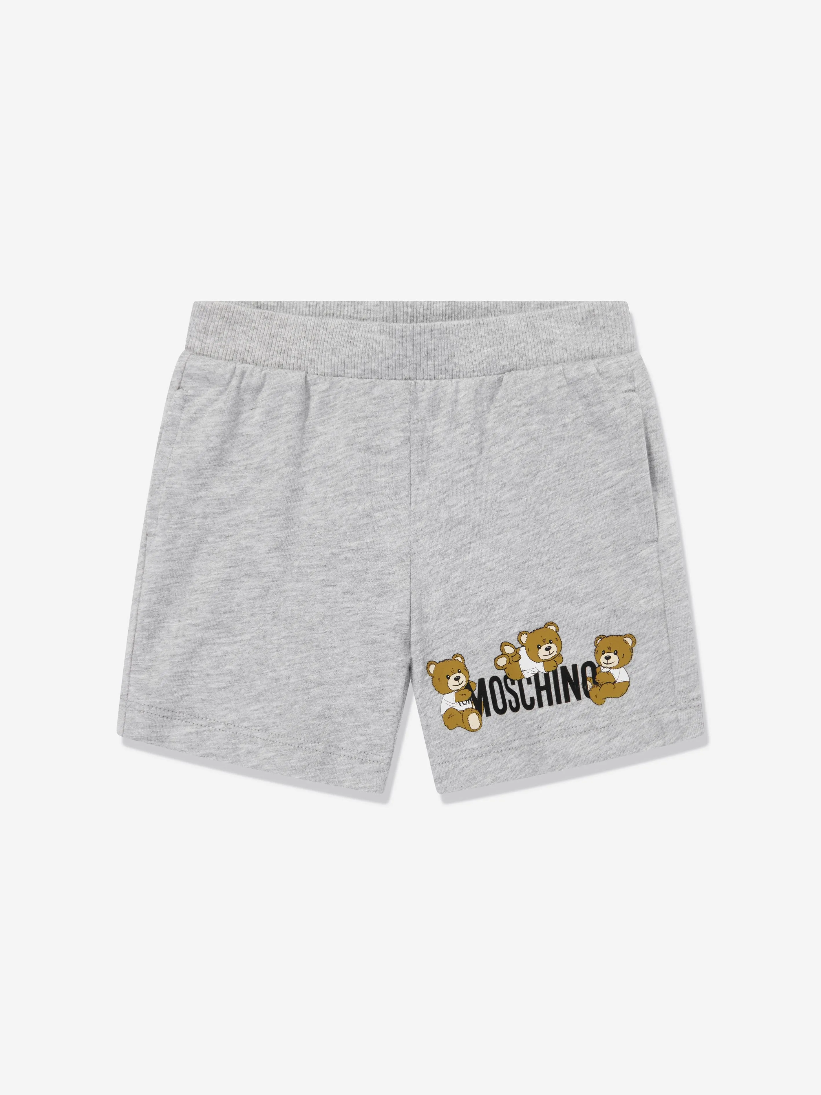 Baby Teddy Bear Logo Short Set in Yellow