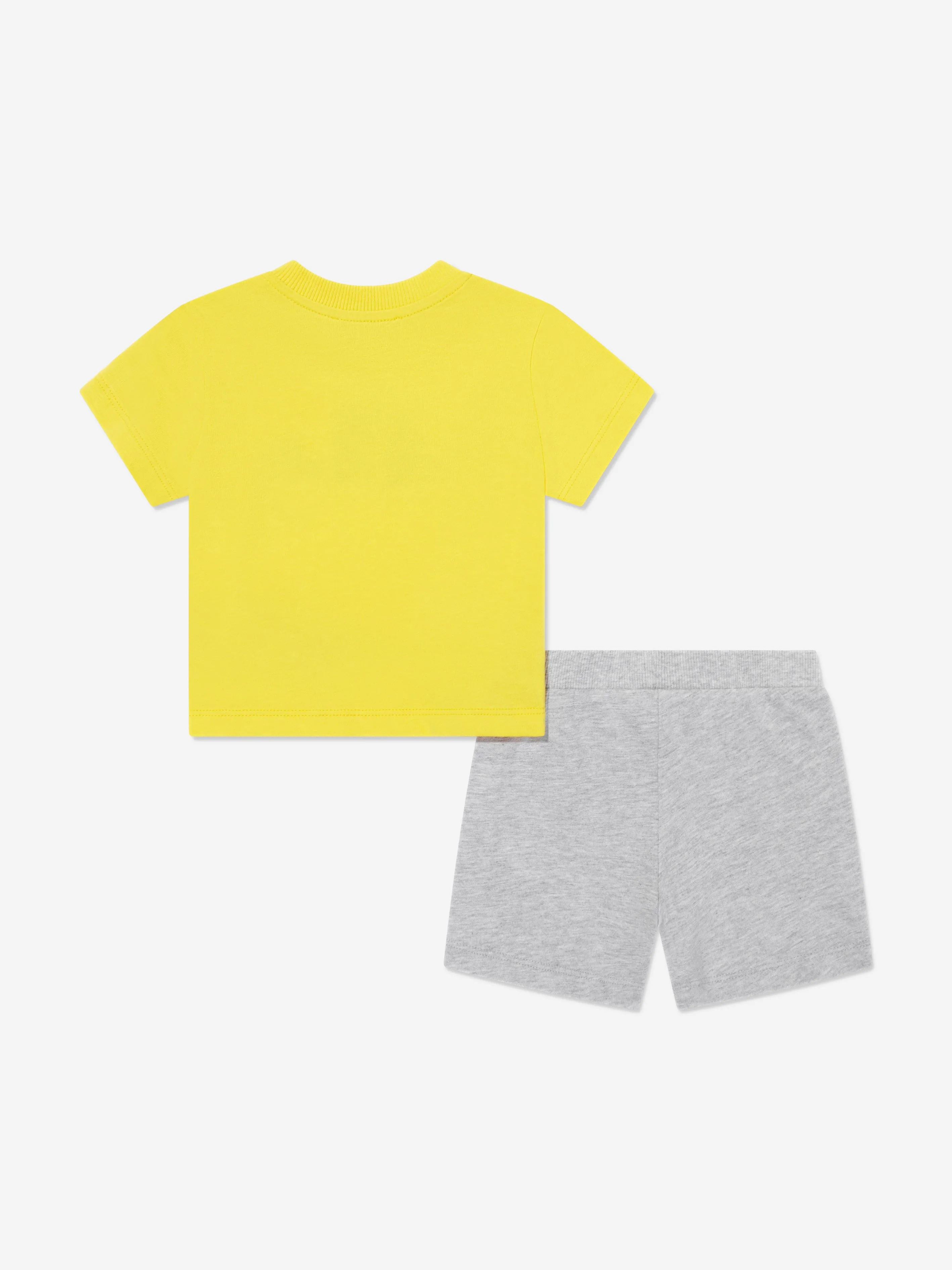 Baby Teddy Bear Logo Short Set in Yellow