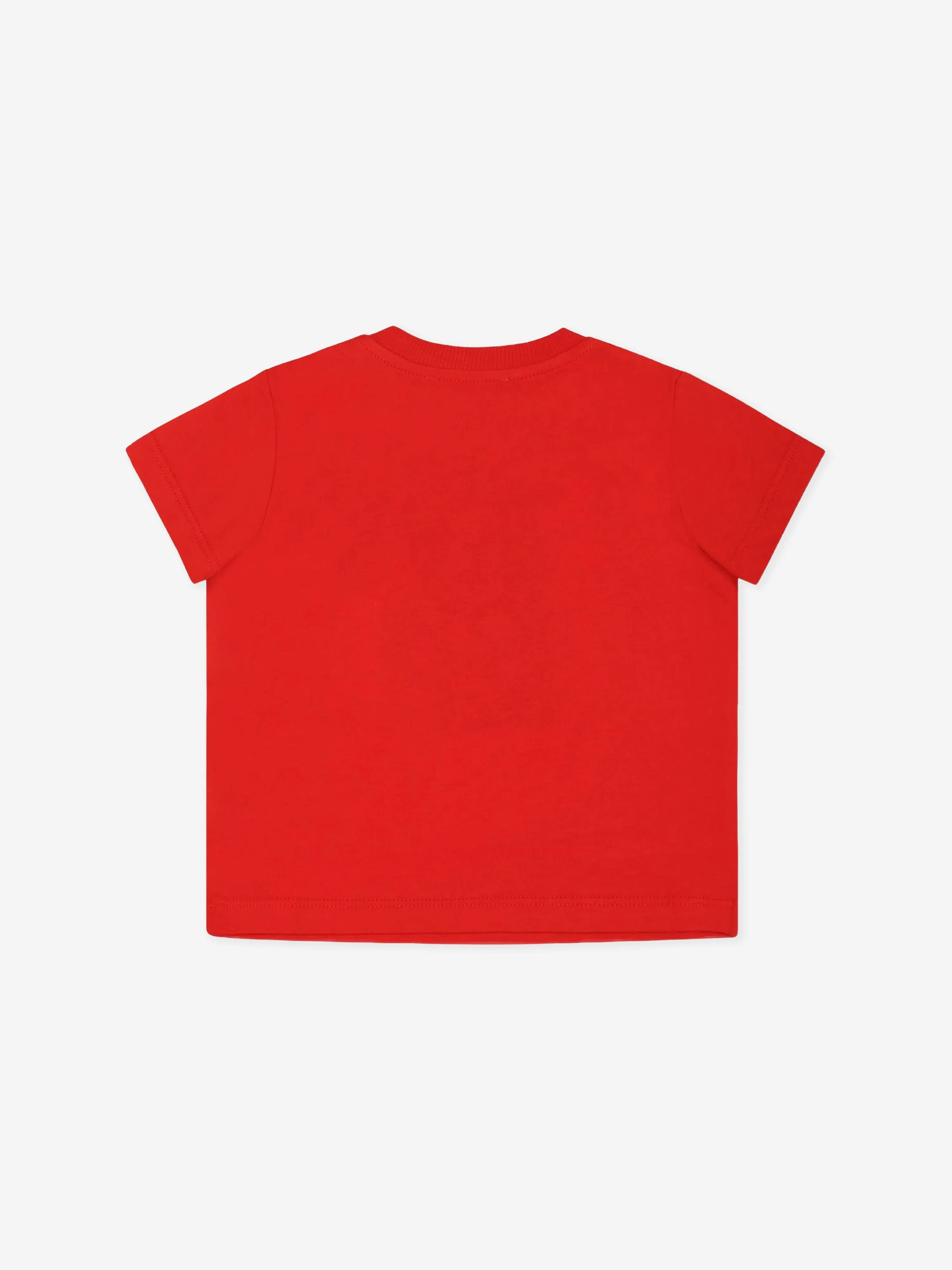 Baby Teddy Bear Logo T-Shirt in Red