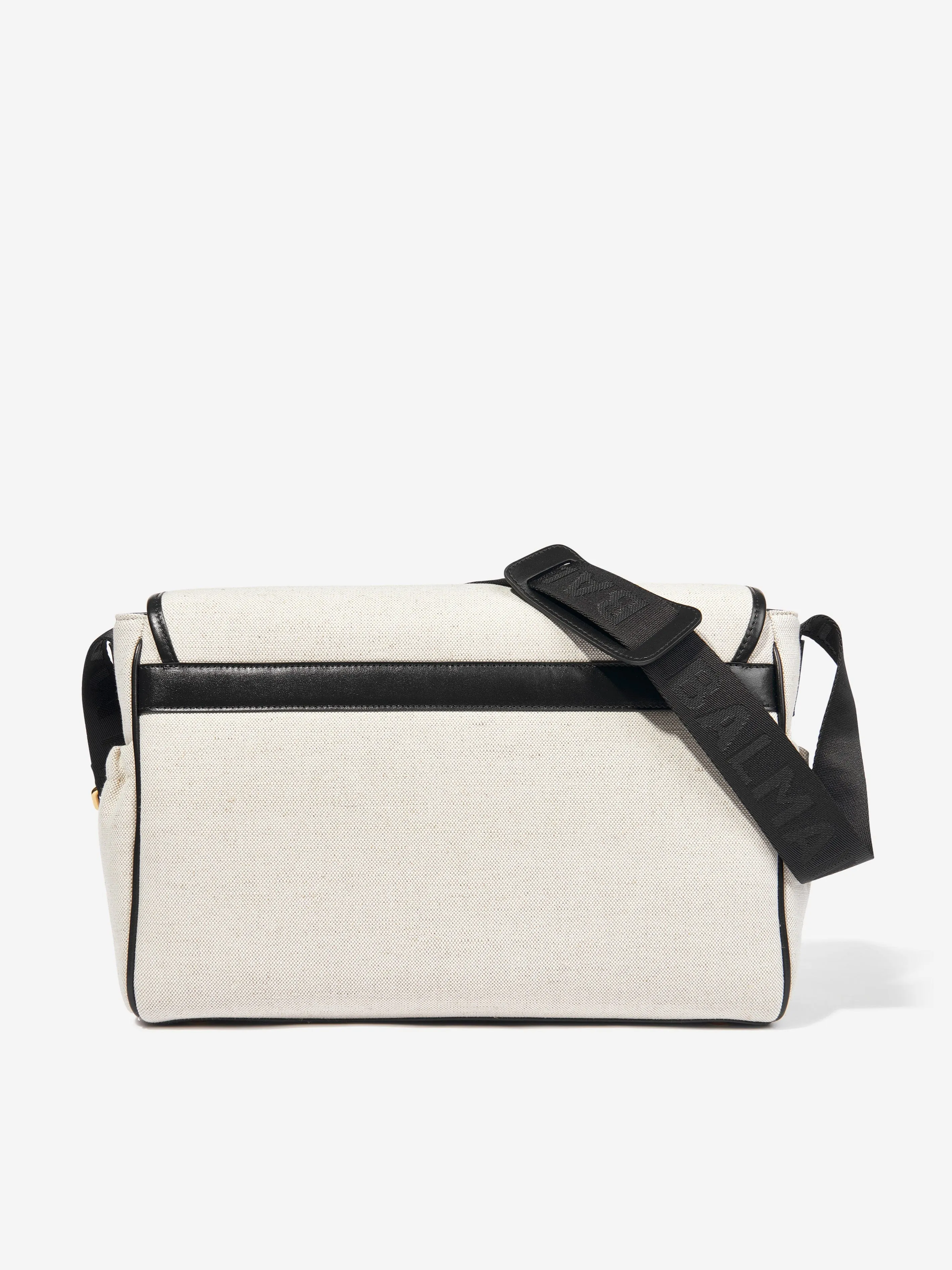 Balmain Baby Logo Changing Bag in Ivory (40cm)