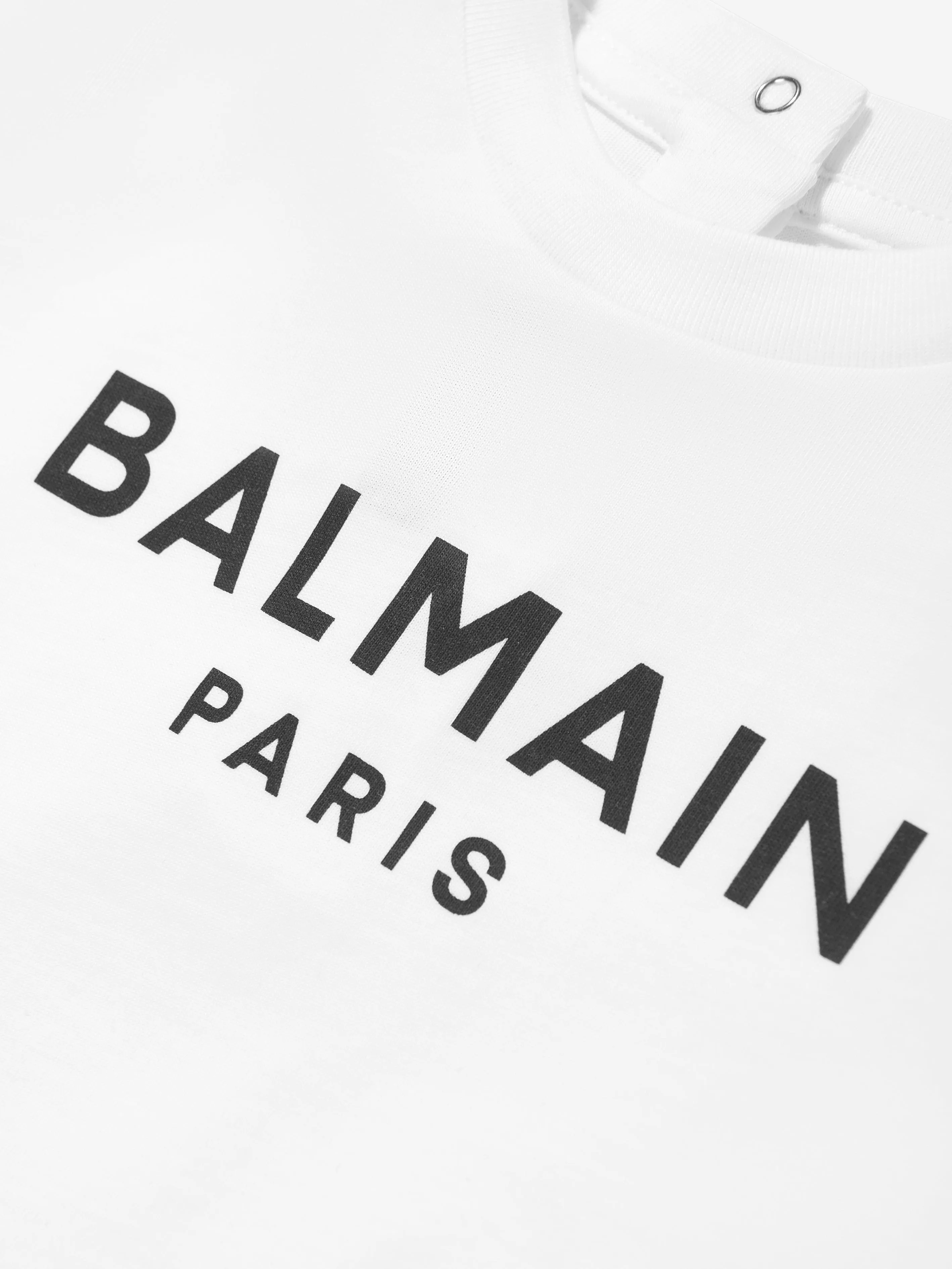 Balmain Baby Logo T-Shirt in White