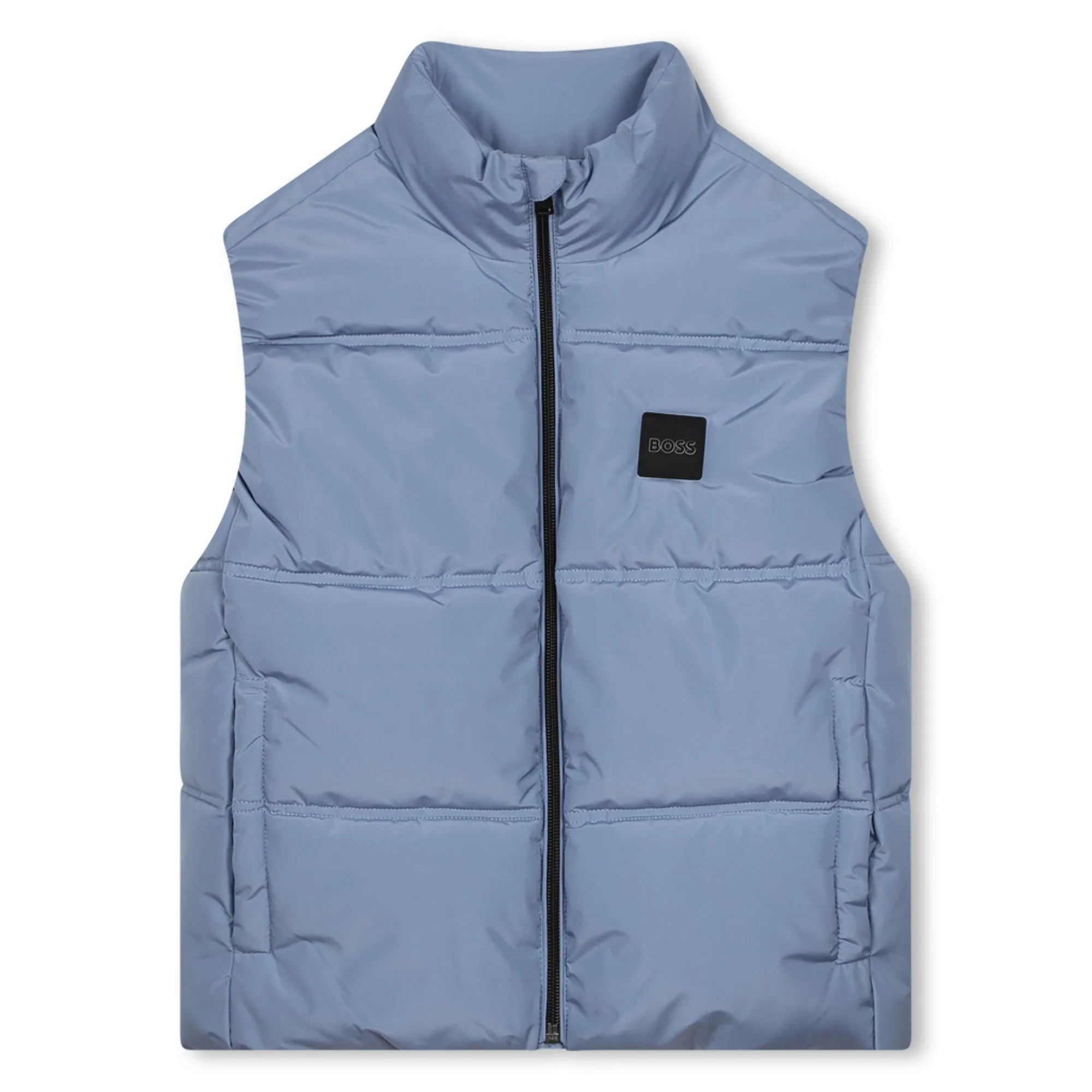 Blue Logo Puffer Vest
