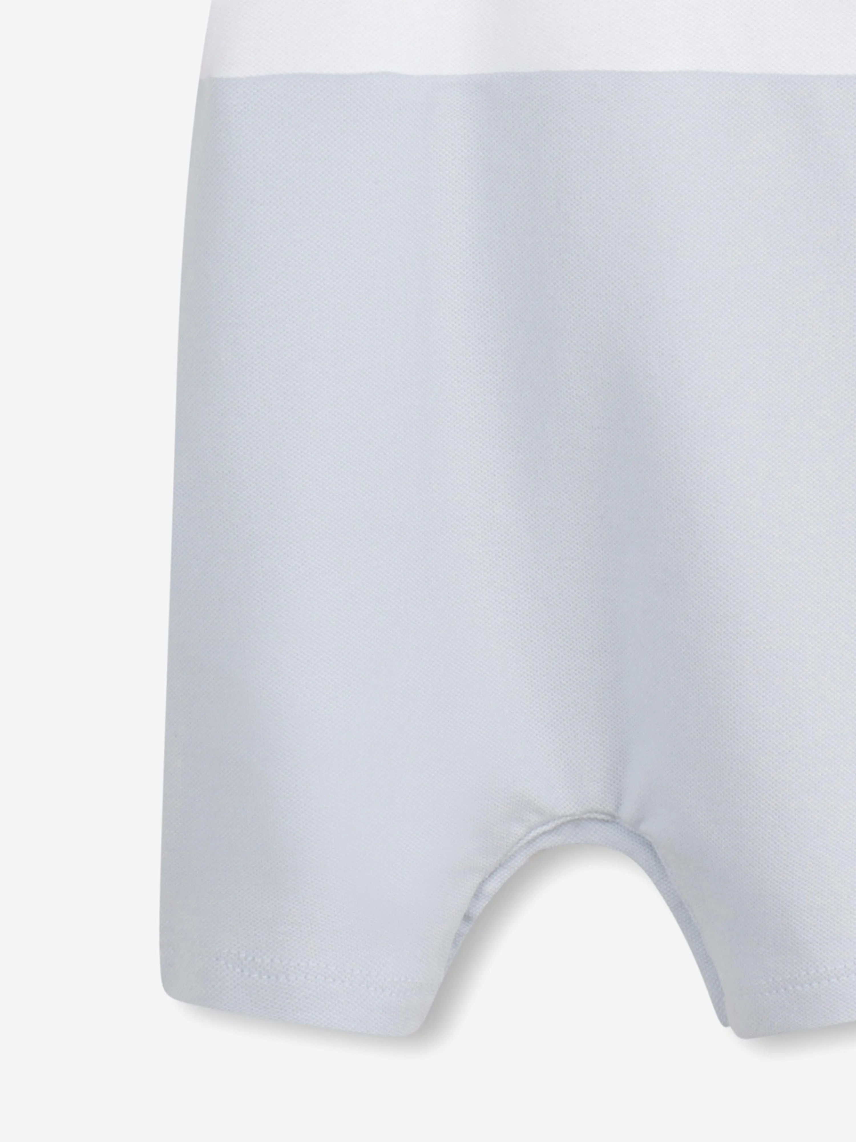 BOSS Baby Boys Logo Print Romper in Blue