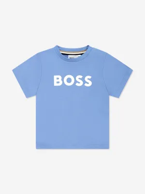 BOSS Baby Boys LogoT-Shirt in Blue