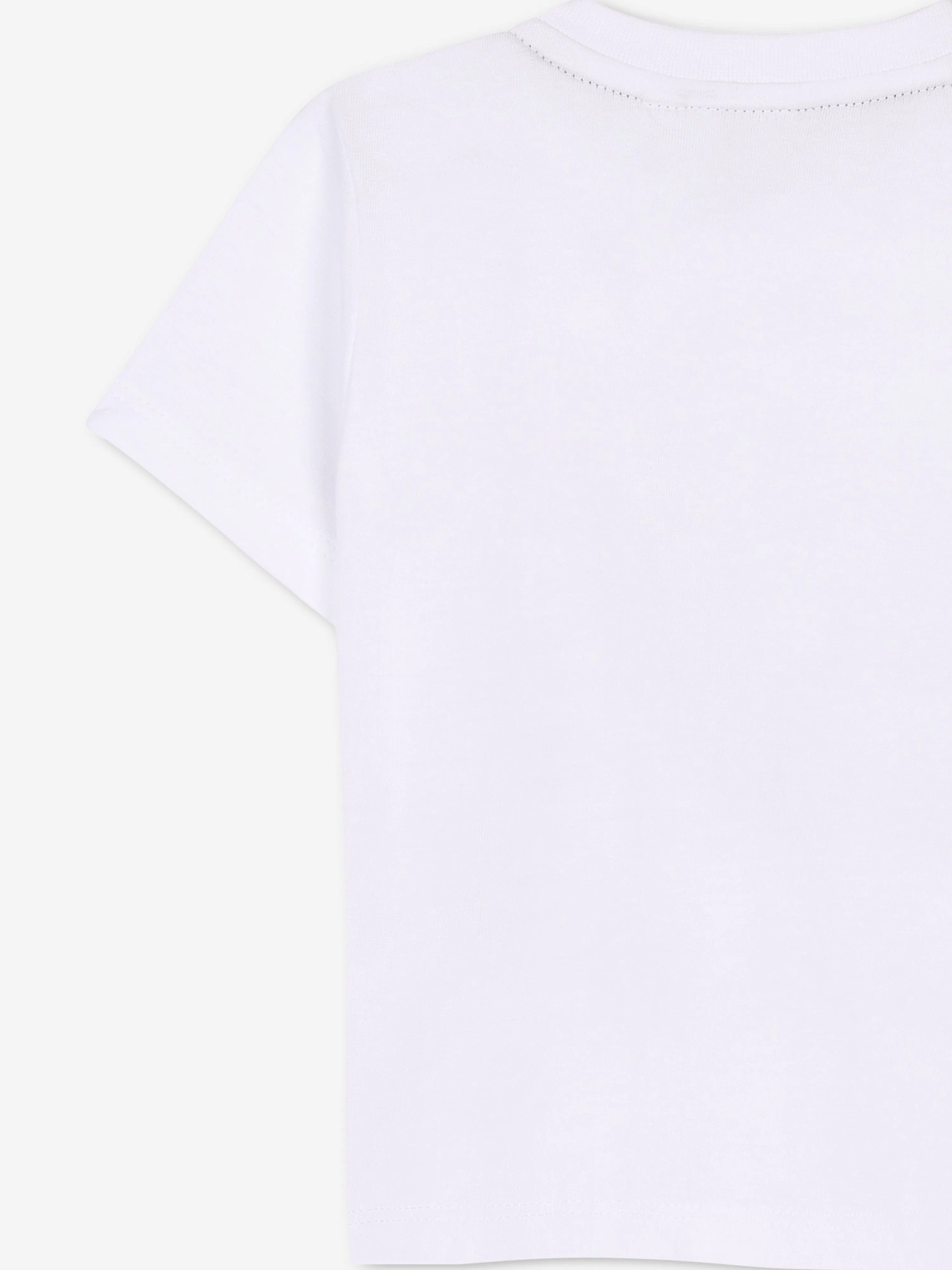 BOSS Baby Boys Multi Logo Print T-Shirt in White