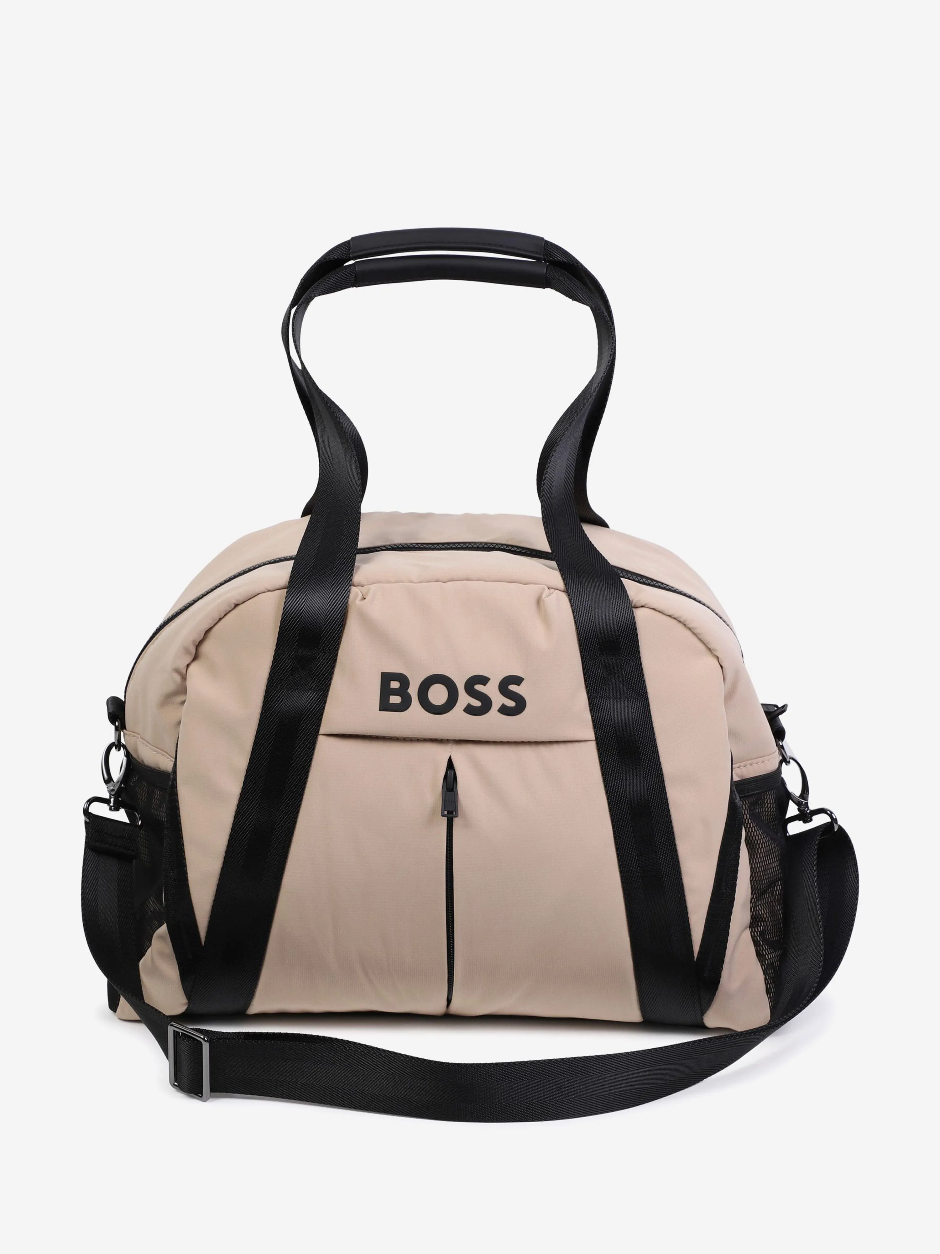BOSS Baby Logo Changing Bag in Beige (42cm)