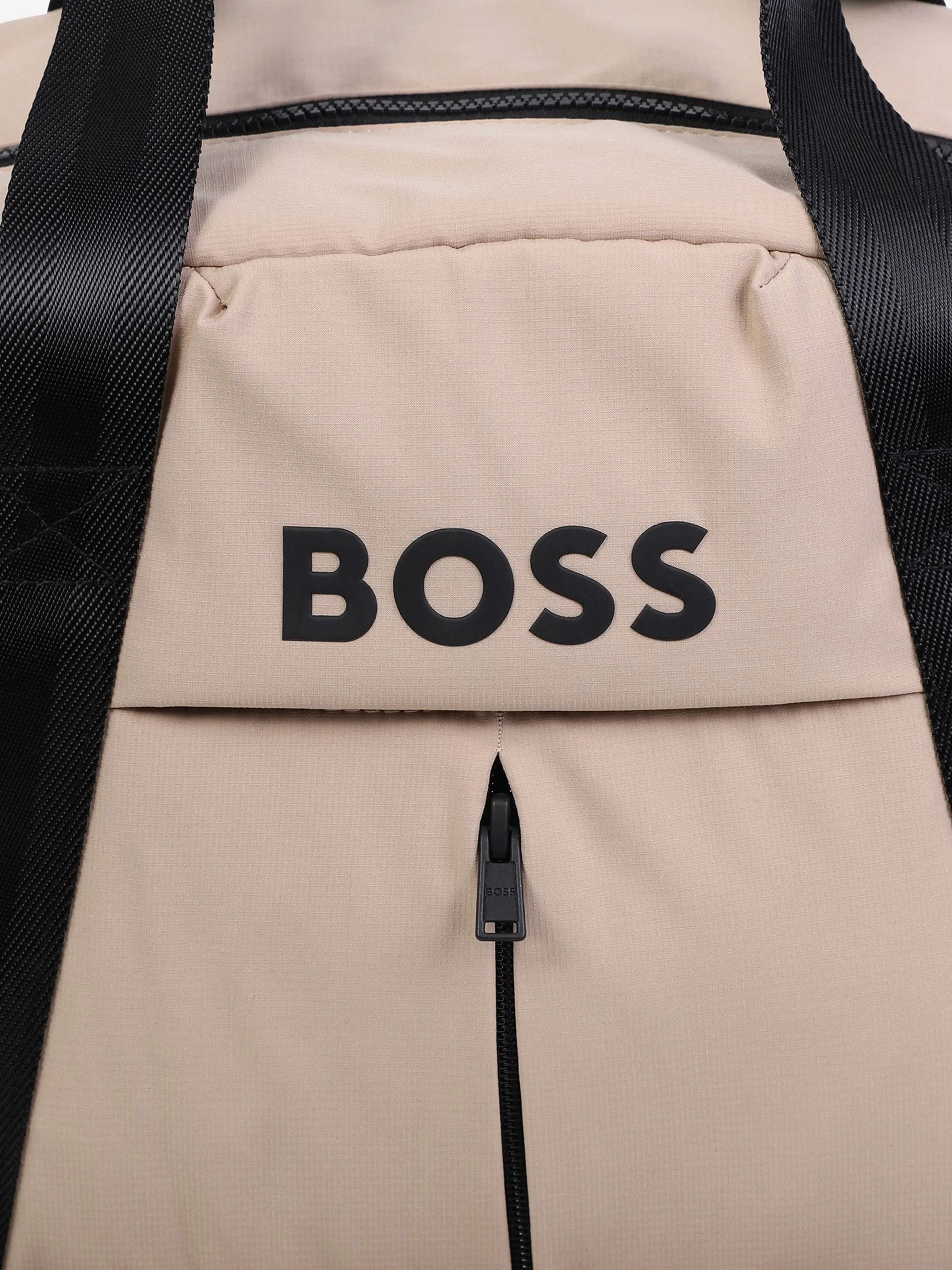 BOSS Baby Logo Changing Bag in Beige (42cm)