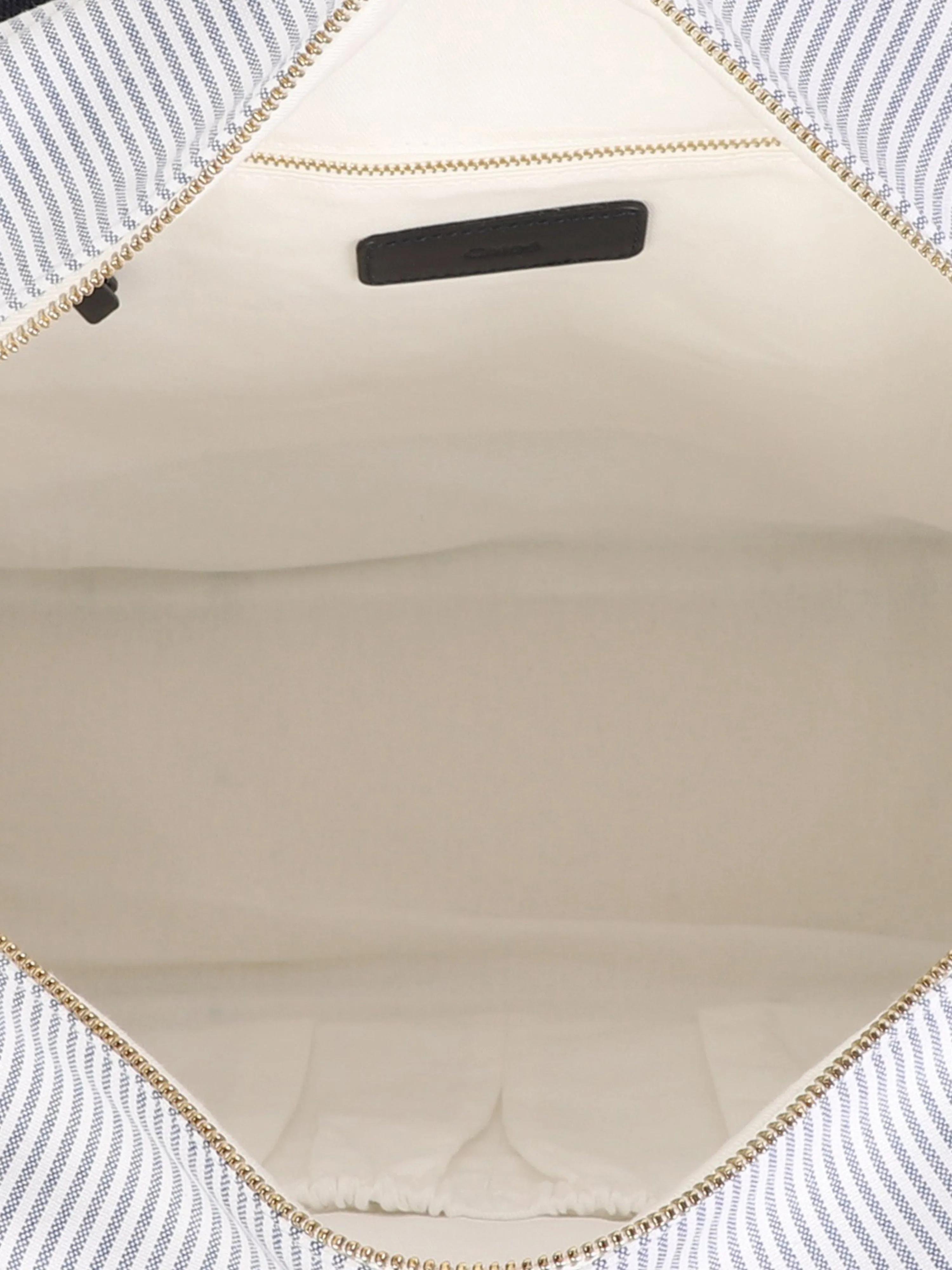 Chlo Baby Striped Changing Bag in Navy (41cm)