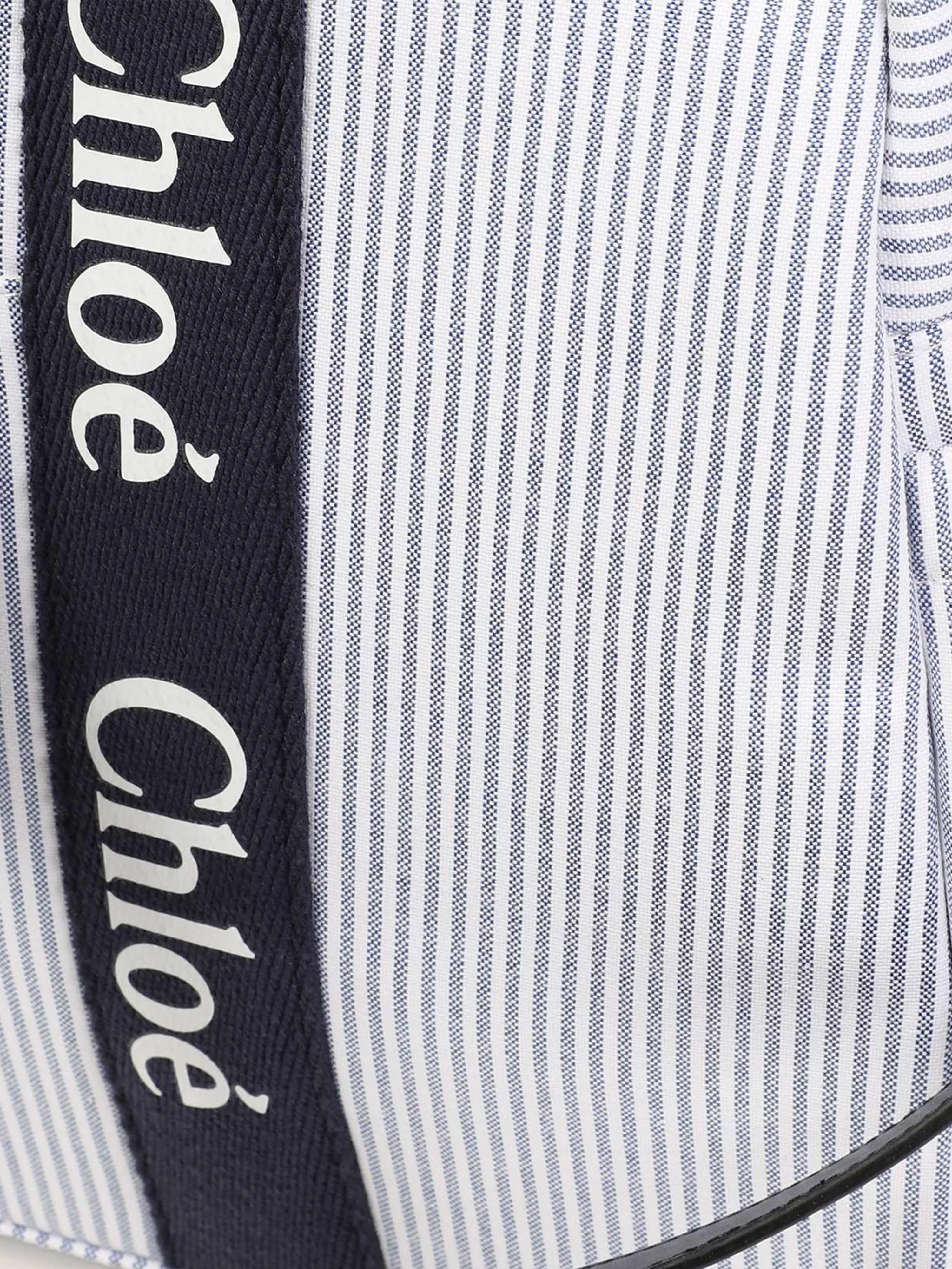 Chlo Baby Striped Changing Bag in Navy (41cm)