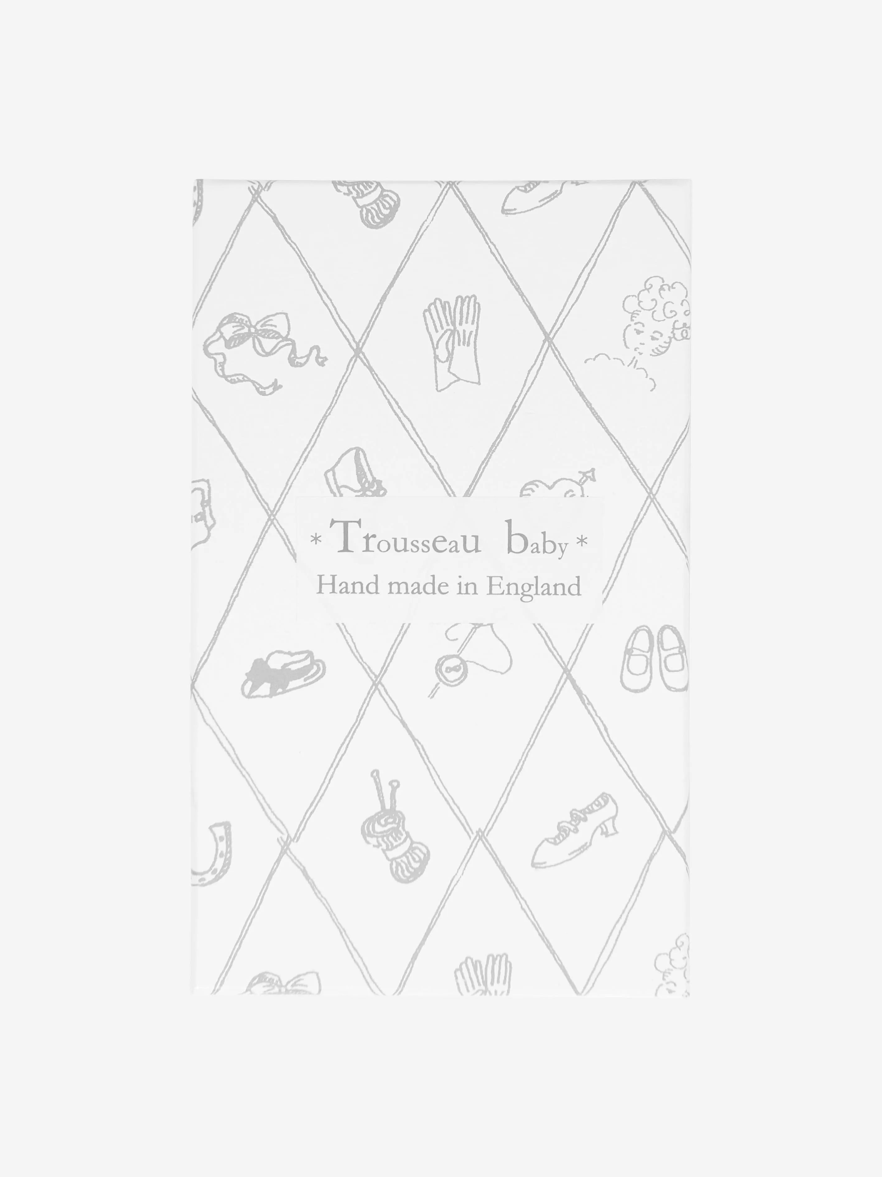 English Trousseau Baby Star Keepsake Box in Silver