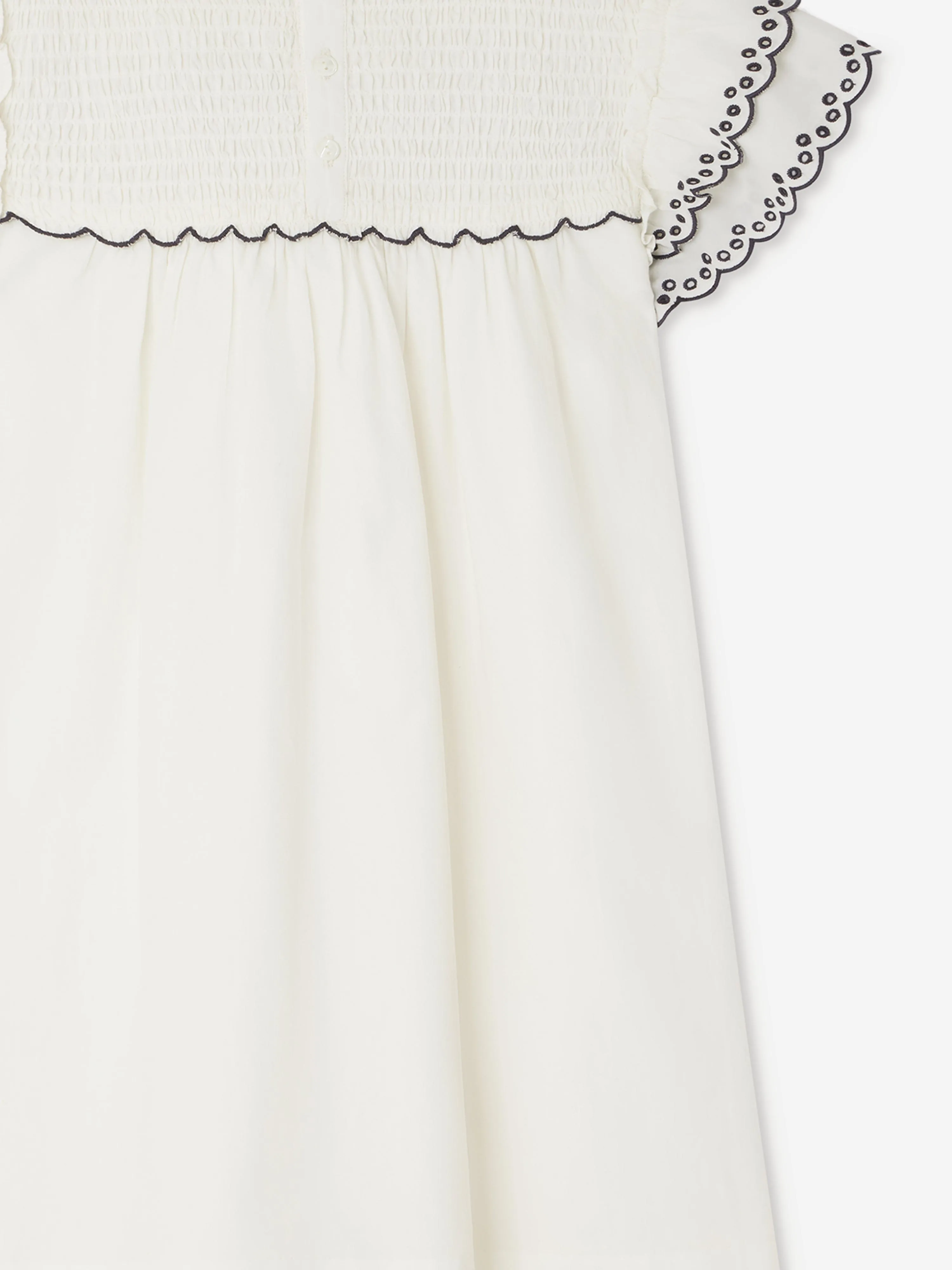 Girls Bijou Dress in Ivory