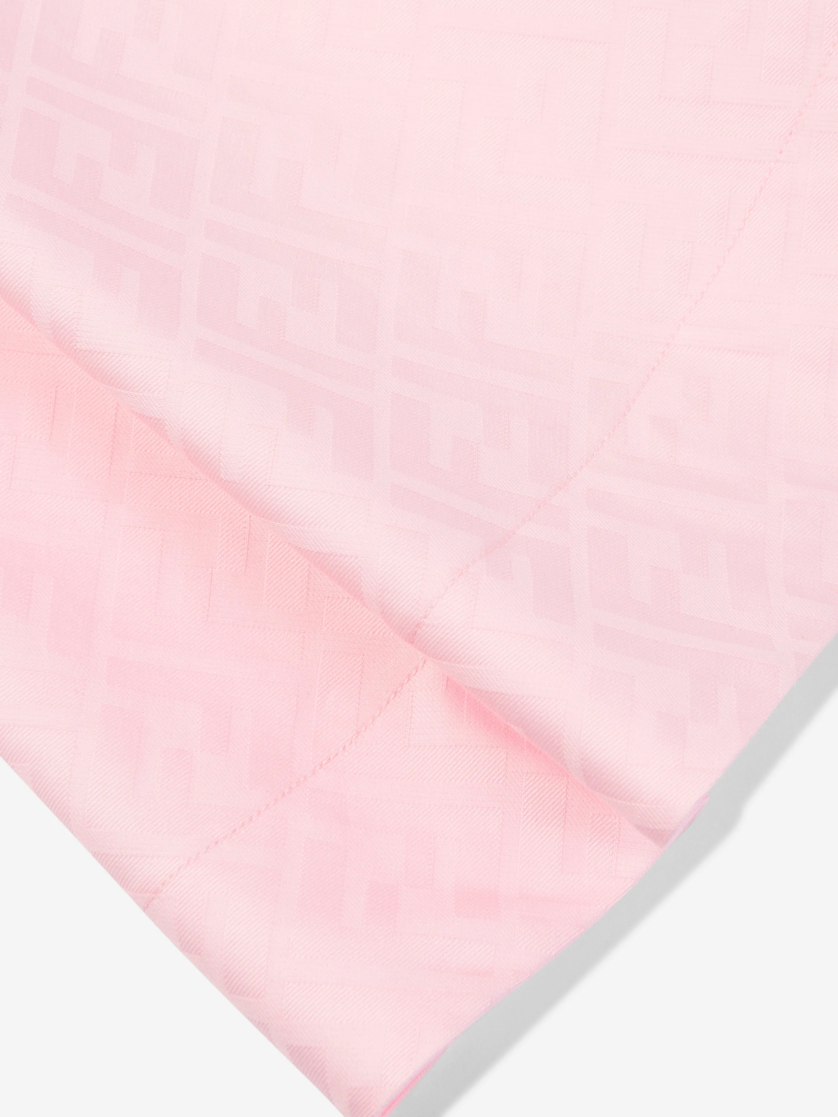 Girls FF Jacquard Dress in Pink