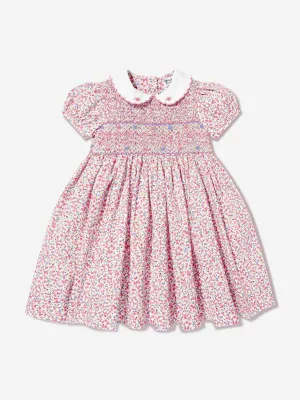 Girls Floral Dress in Pink
