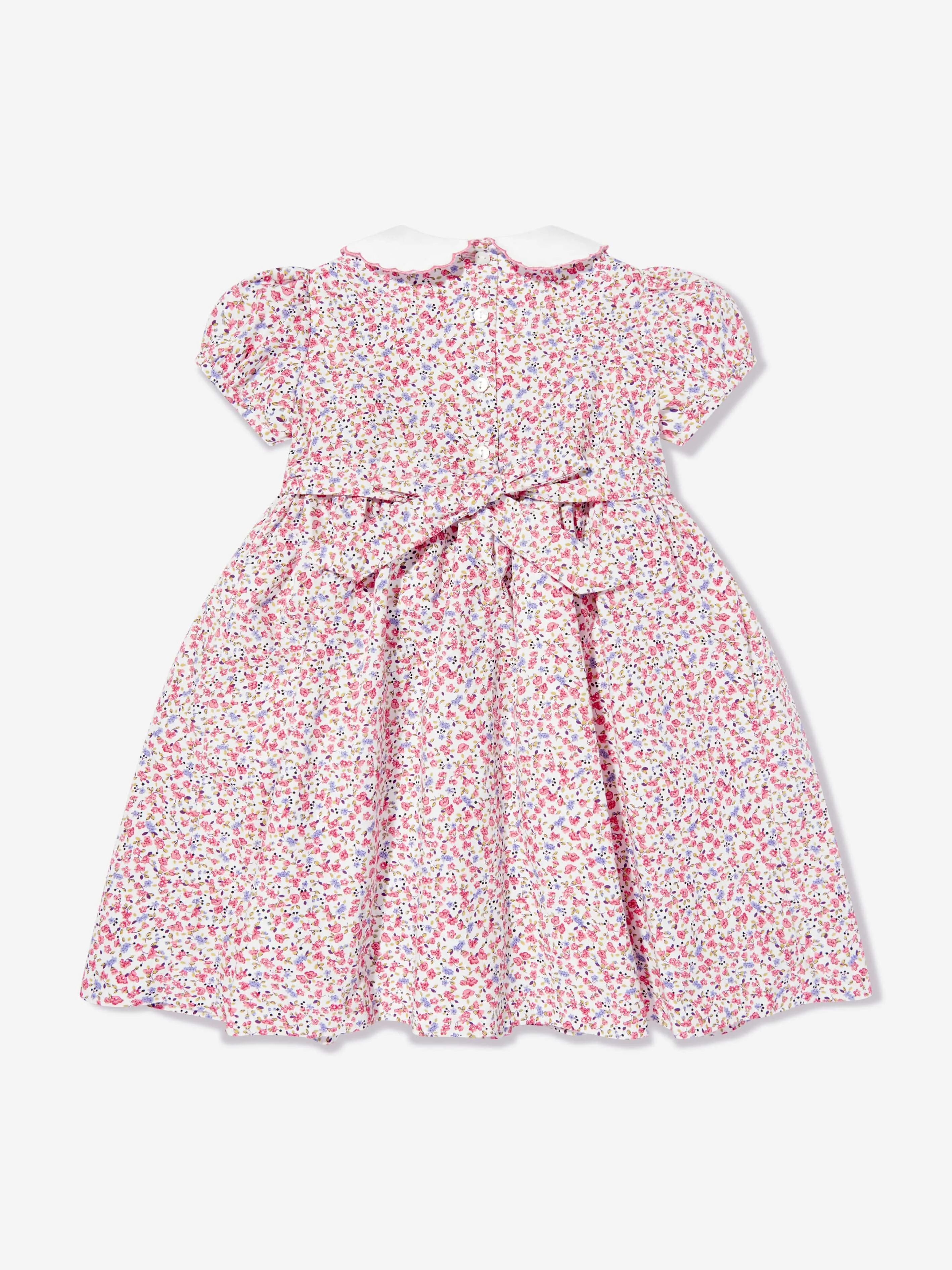 Girls Floral Dress in Pink