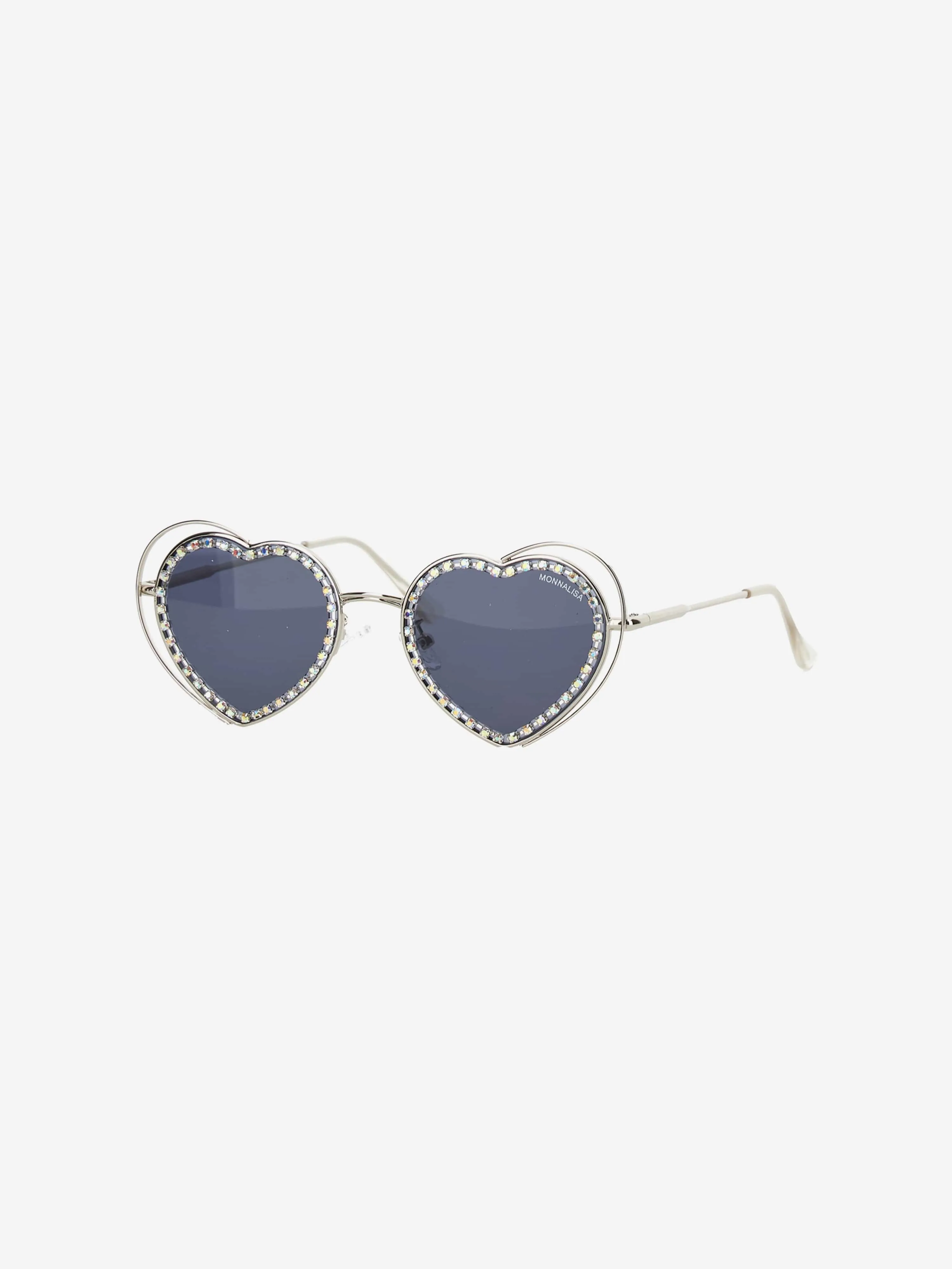 Girls Heart Sunglasses in Black