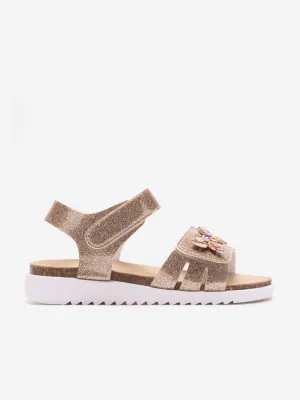 Girls Jasmine Sandals in Gold