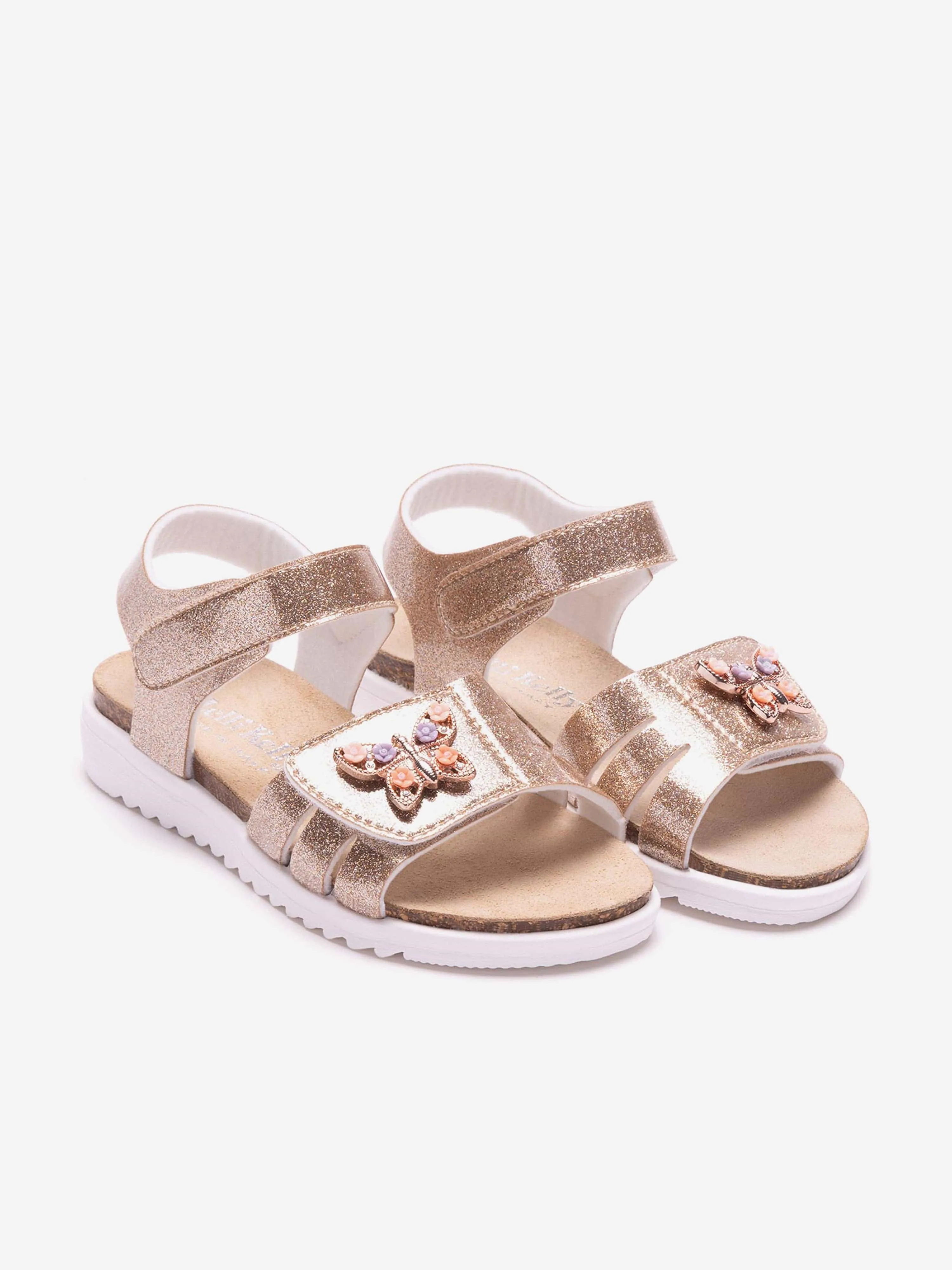 Girls Jasmine Sandals in Gold