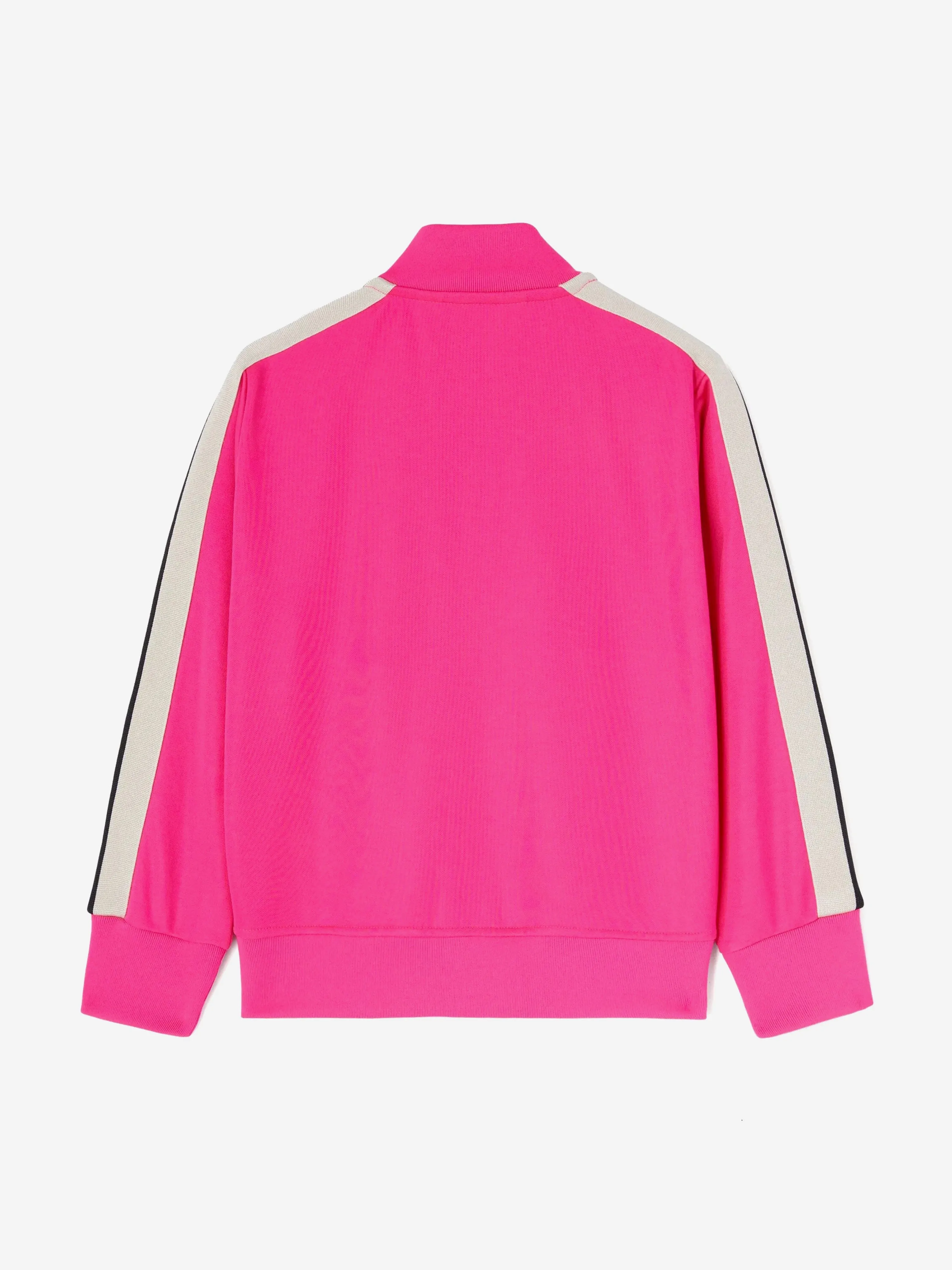 Girls Logo Track Jacket in Pink